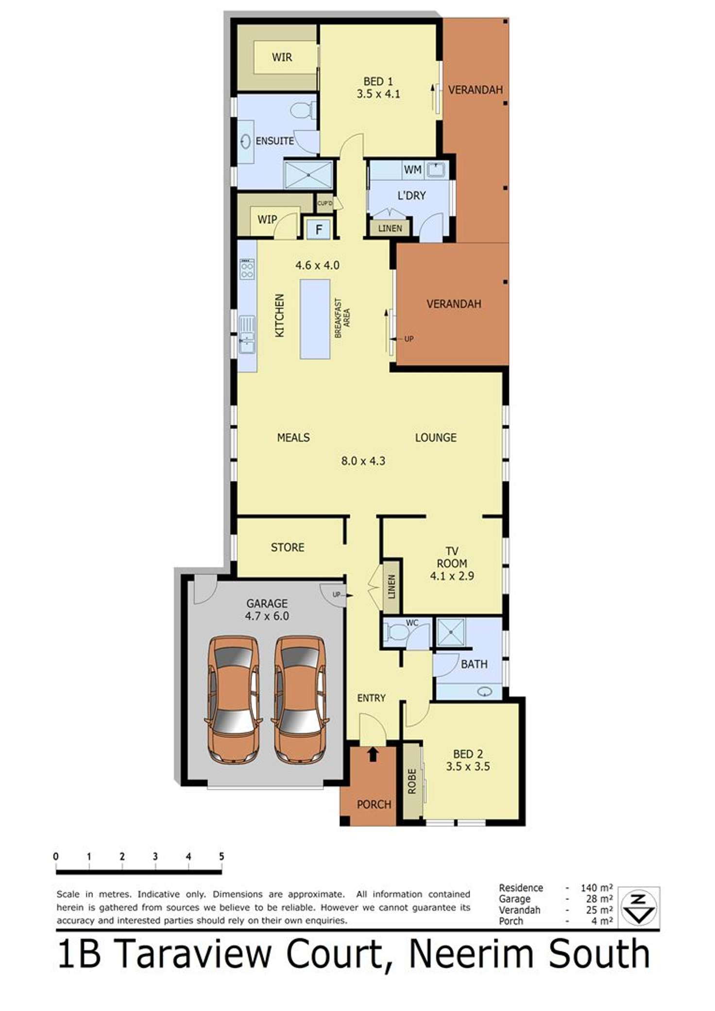 Floorplan of Homely house listing, 1B Taraview Court, Neerim South VIC 3831