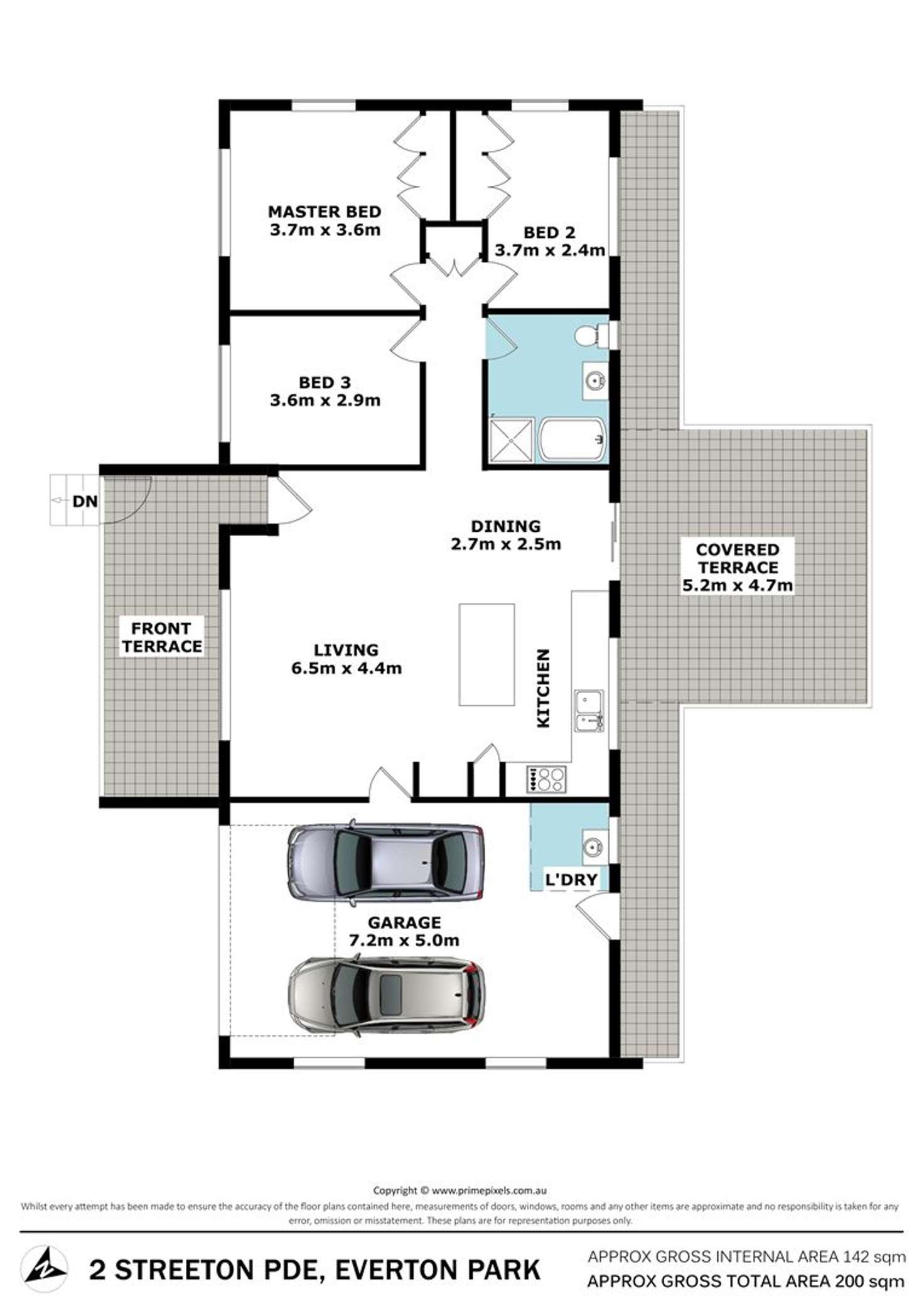 Floorplan of Homely house listing, 2 Streeton Parade, Everton Park QLD 4053