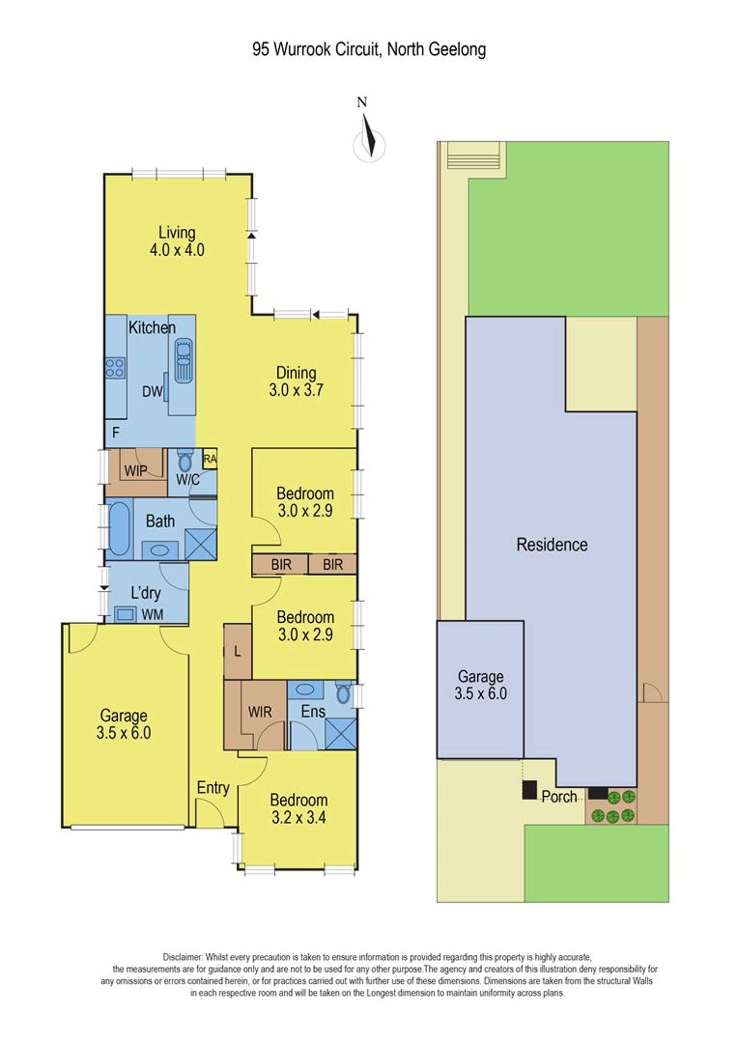 Floorplan of Homely house listing, 95 Wurrook Circuit, North Geelong VIC 3215