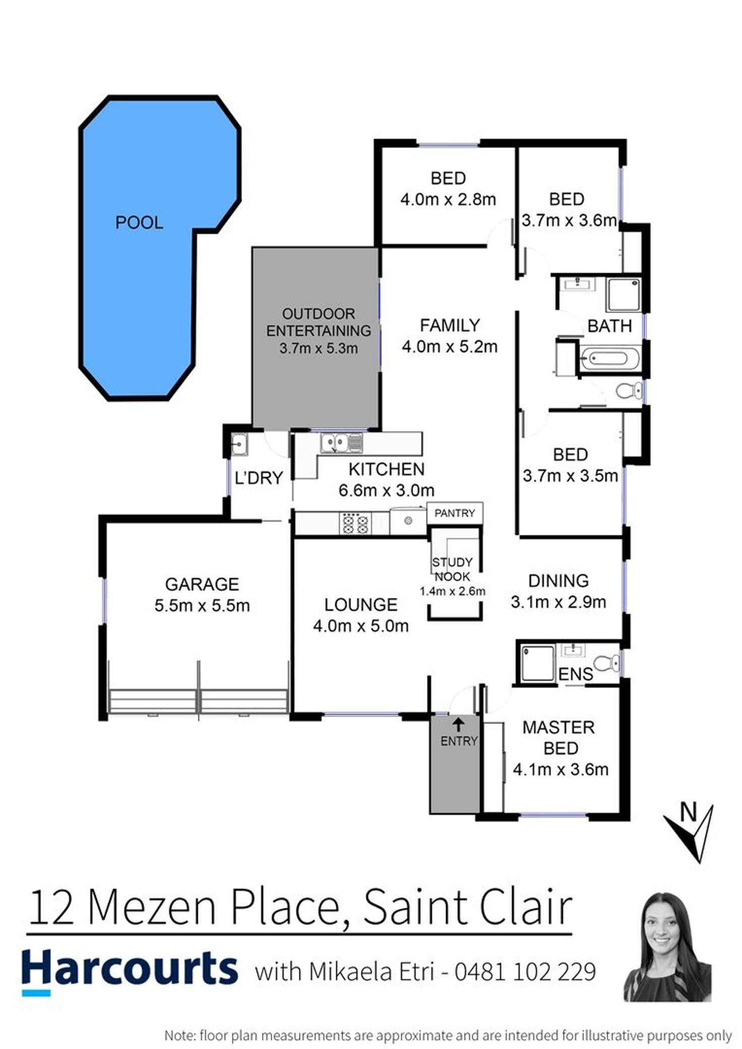 Floorplan of Homely house listing, 12 Mezen Place, St Clair NSW 2759