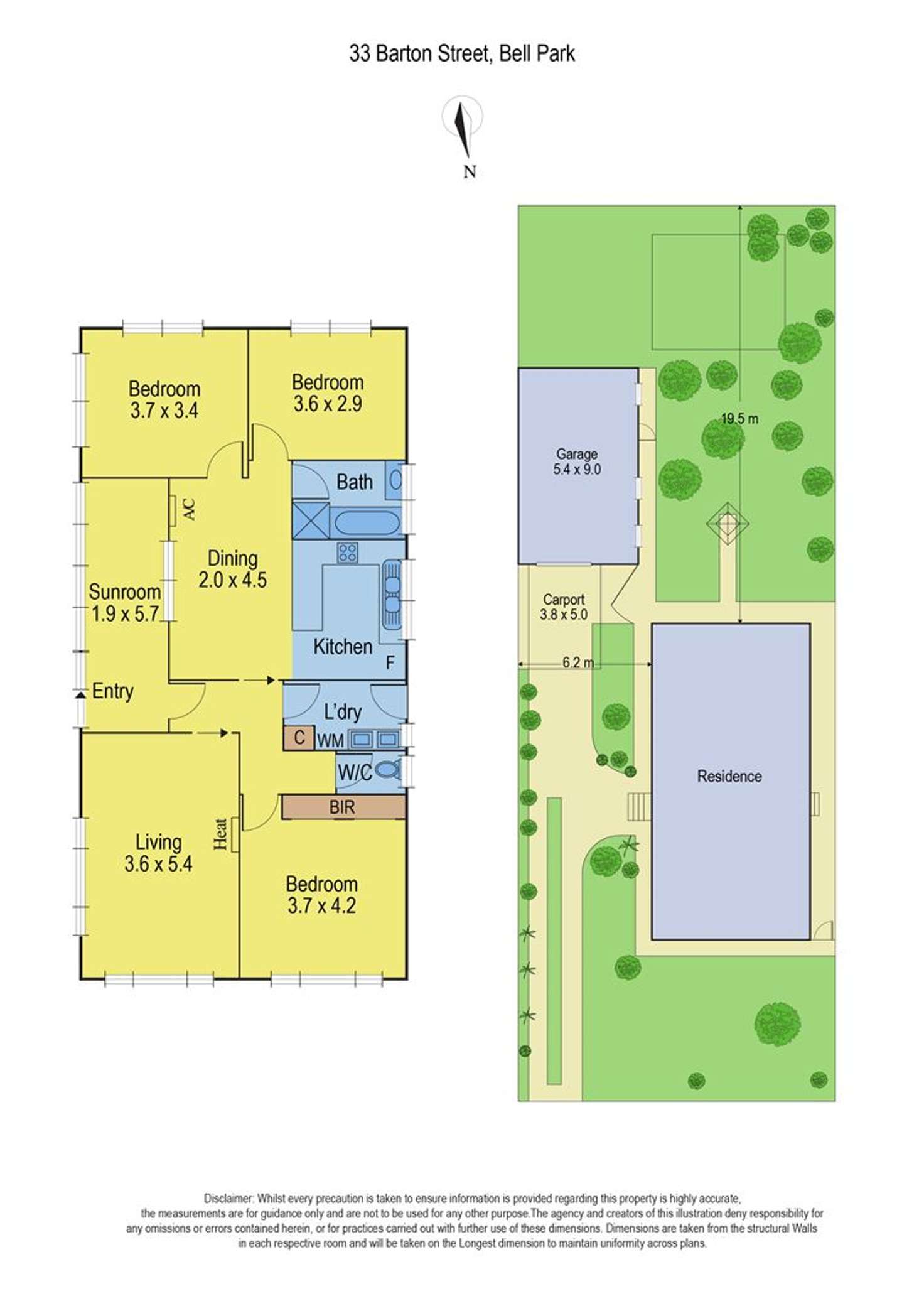 Floorplan of Homely house listing, 33 Barton Street, Bell Park VIC 3215