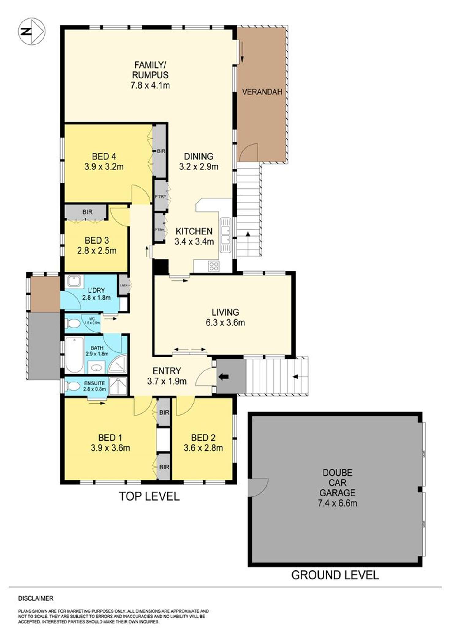 Floorplan of Homely house listing, 5 Margaret Avenue, Ballarat North VIC 3350
