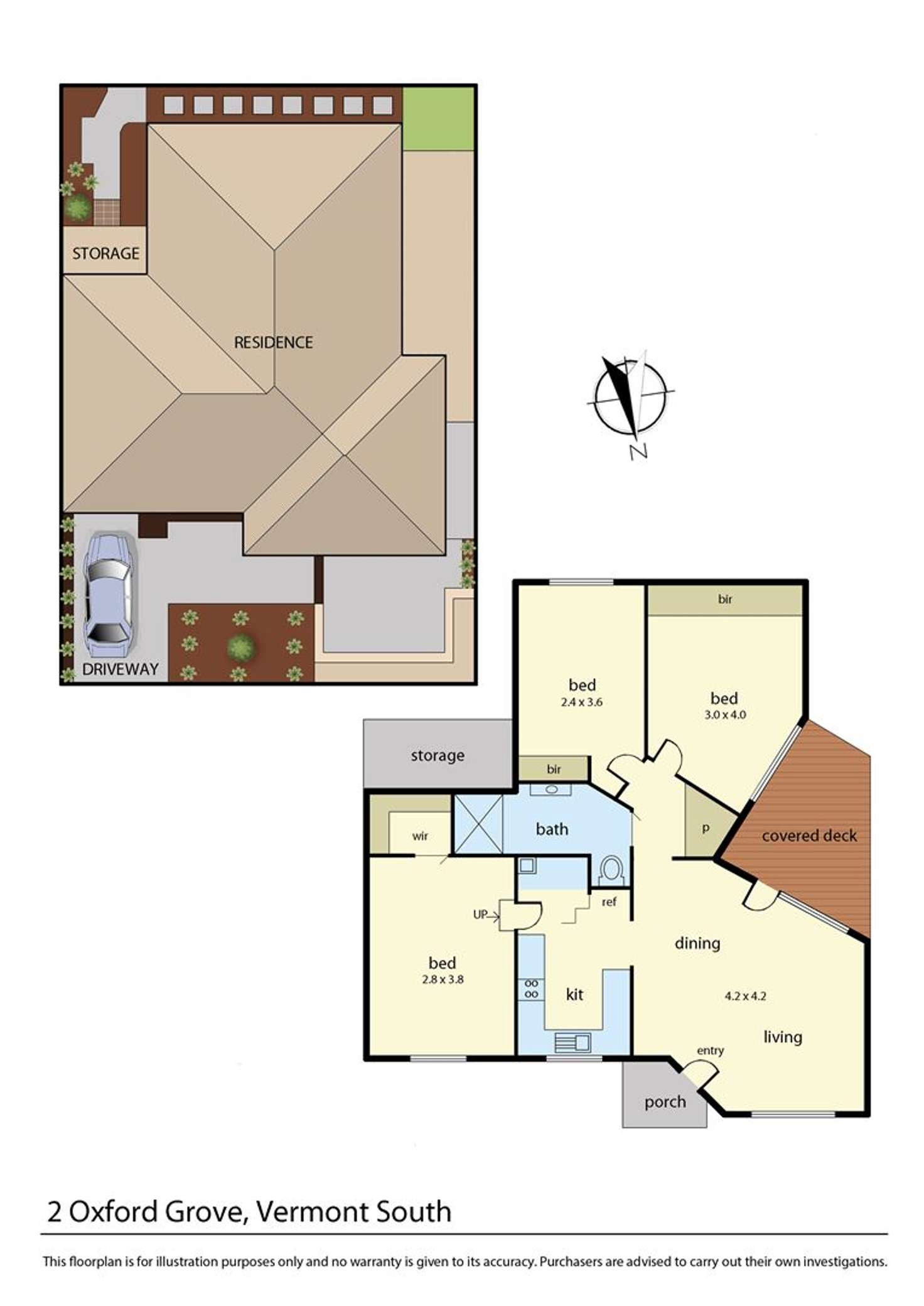 Floorplan of Homely house listing, 2 Oxford Grove, Vermont South VIC 3133