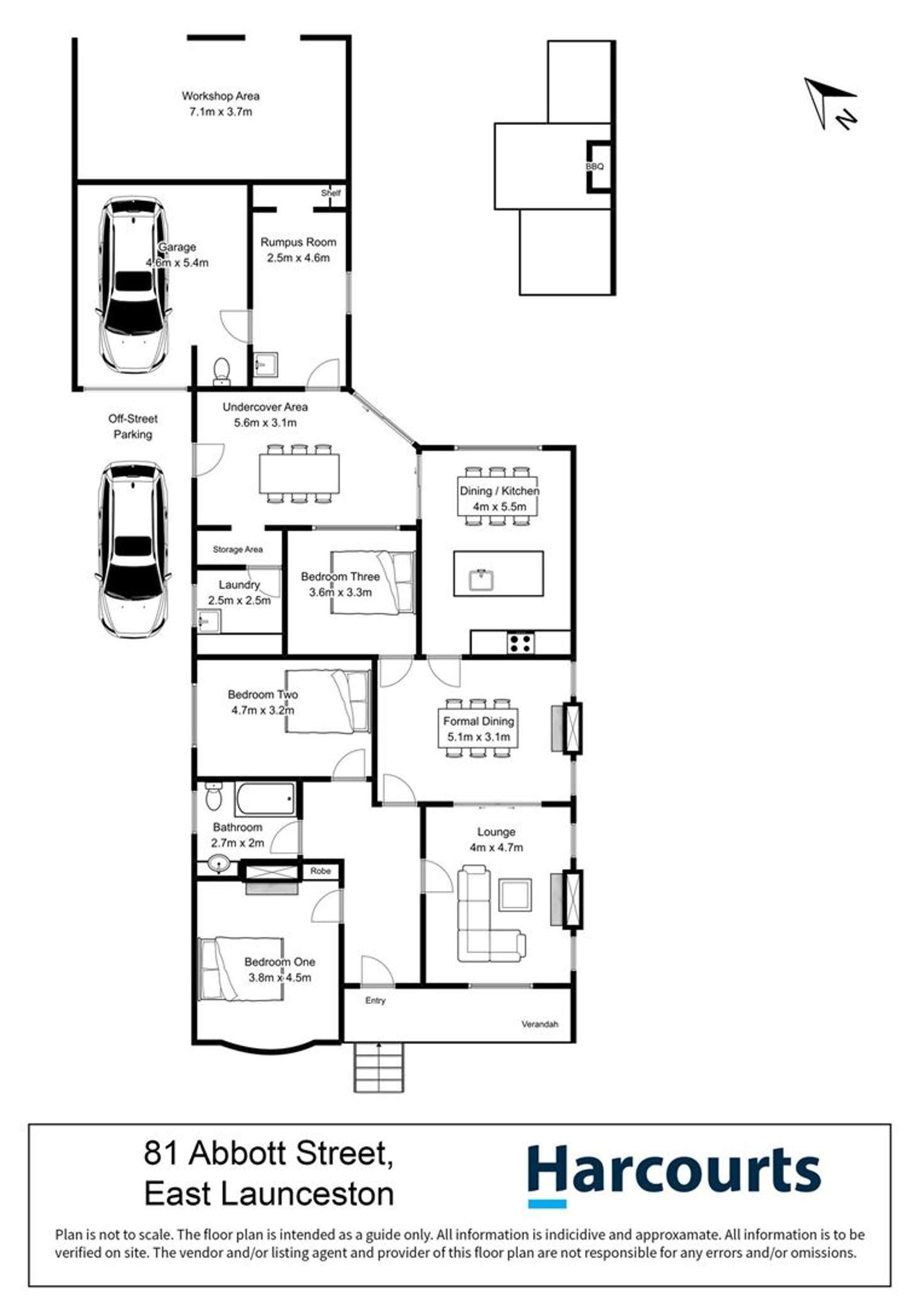 Floorplan of Homely house listing, 81 Abbott Street, East Launceston TAS 7250