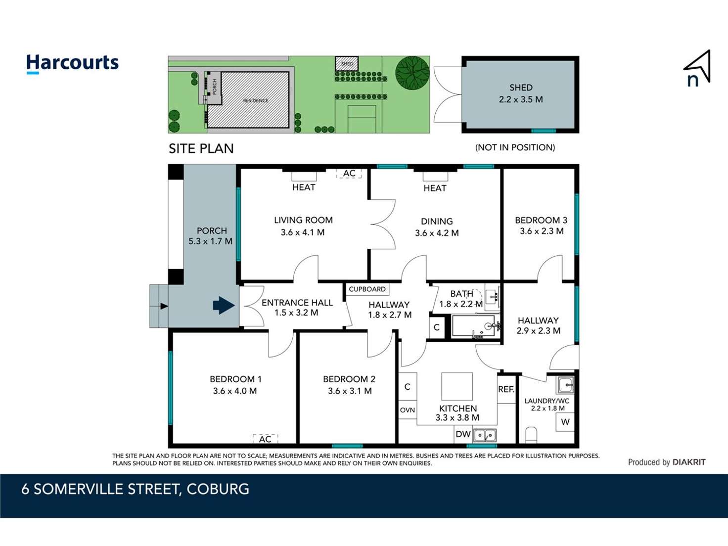 Floorplan of Homely house listing, 6 Somerville Street, Coburg VIC 3058
