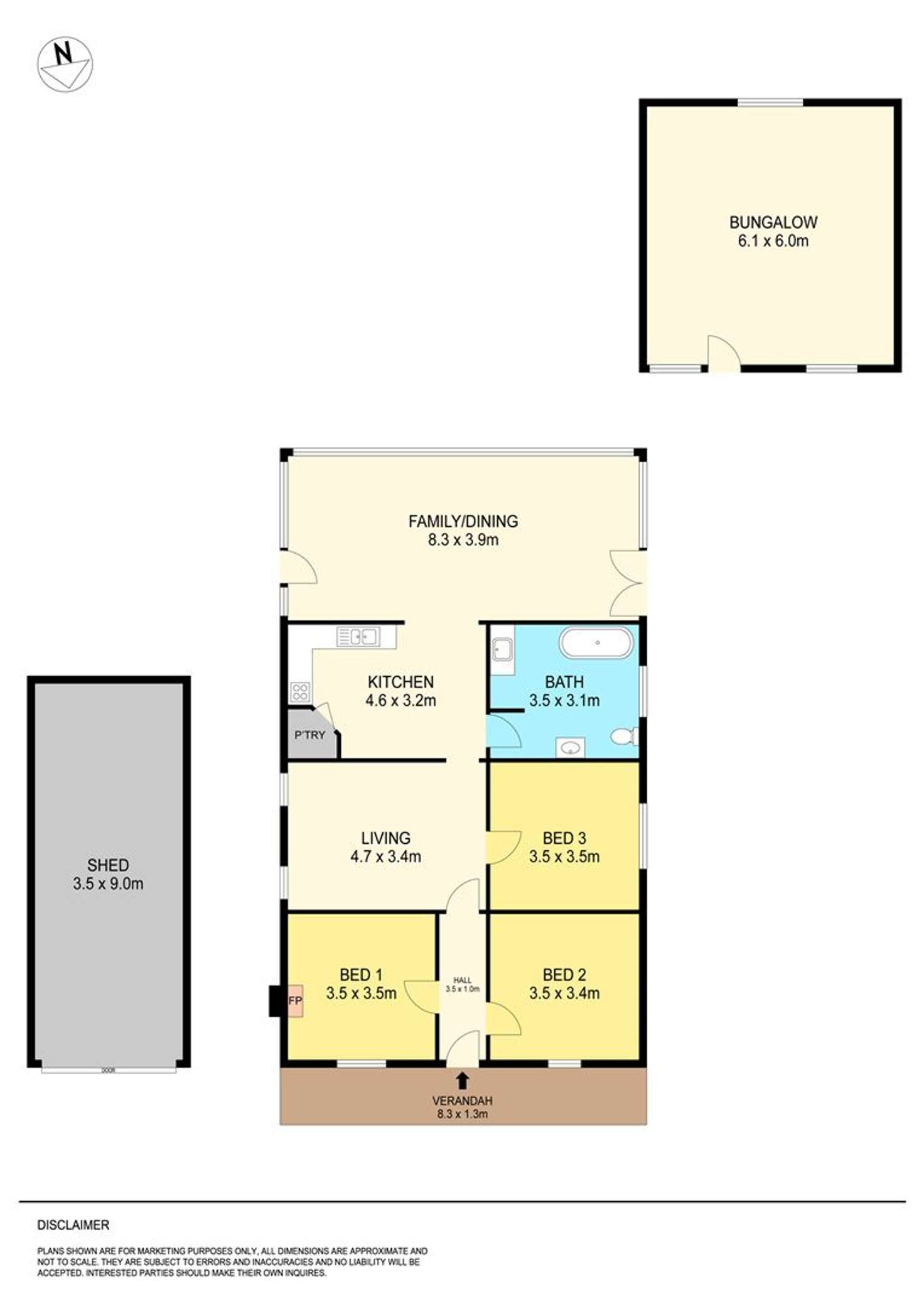 Floorplan of Homely house listing, 538 West Berry Road, Allendale VIC 3364