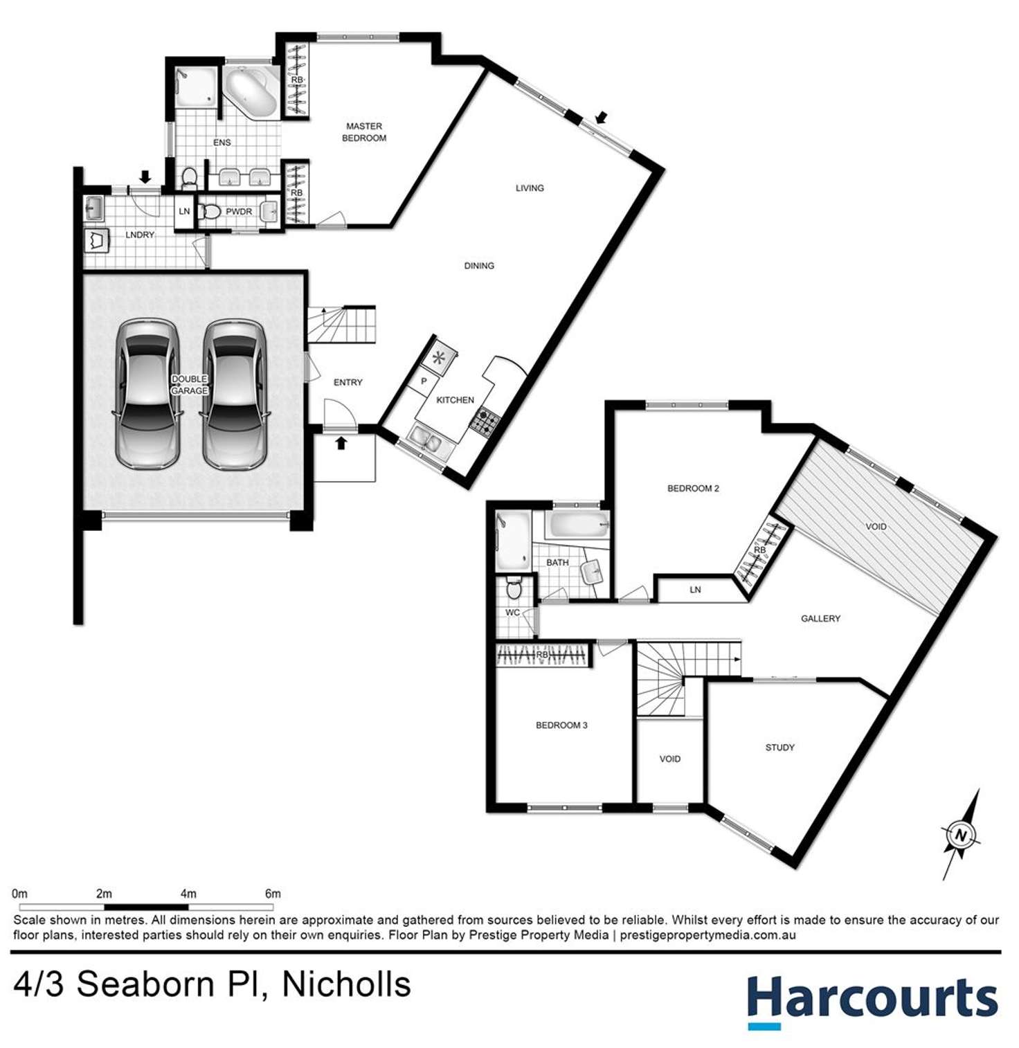 Floorplan of Homely townhouse listing, 4/3 Seaborn Place, Nicholls ACT 2913