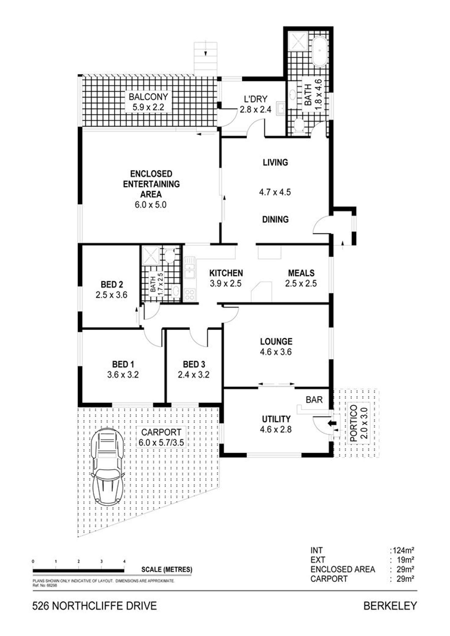 Floorplan of Homely house listing, 526 Northcliffe Drive, Berkeley NSW 2506