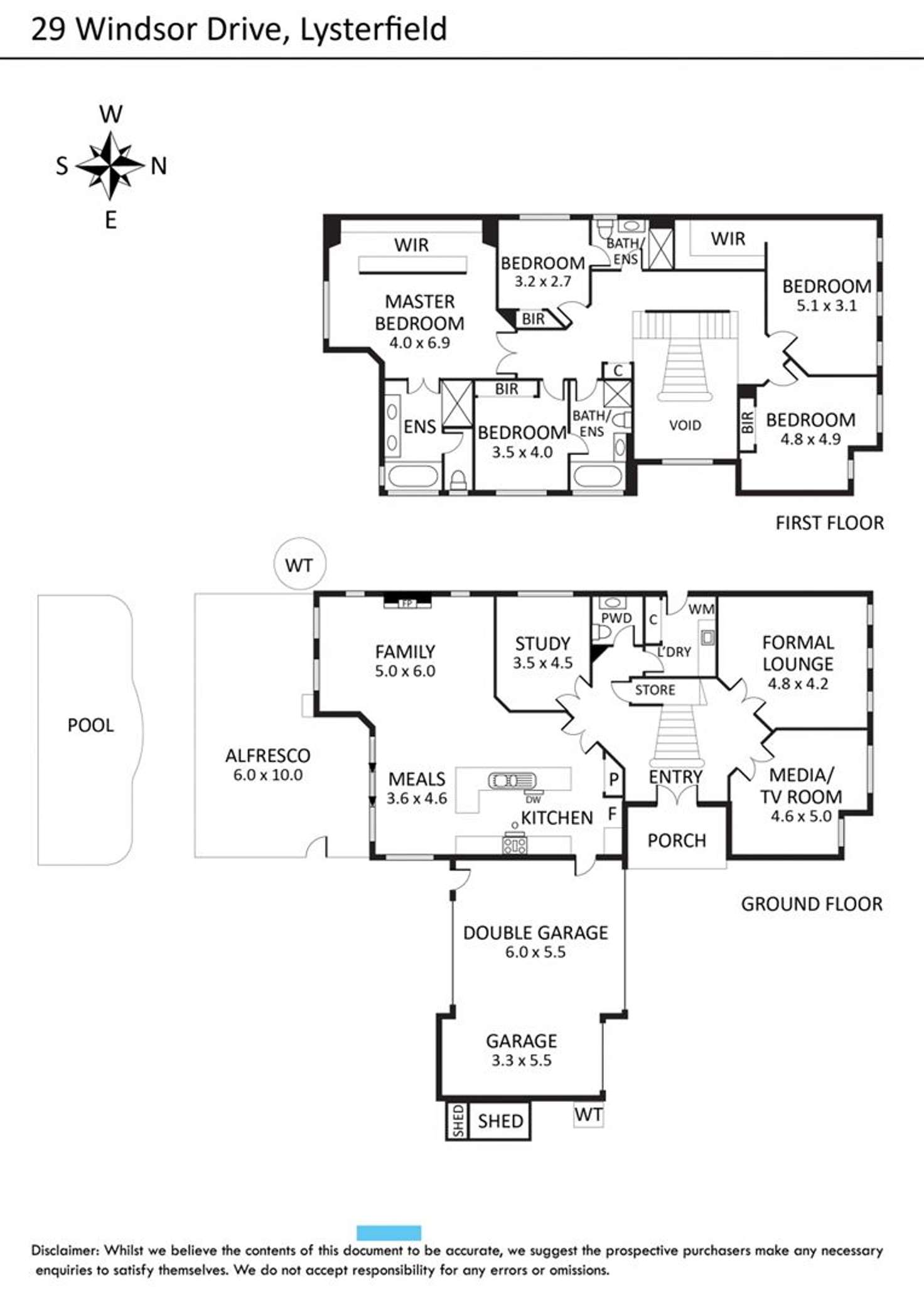 Floorplan of Homely house listing, 29 Windsor Drive, Lysterfield VIC 3156