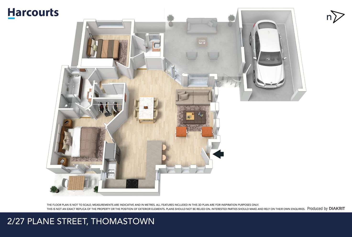Floorplan of Homely unit listing, 2/27 Plane Street, Thomastown VIC 3074