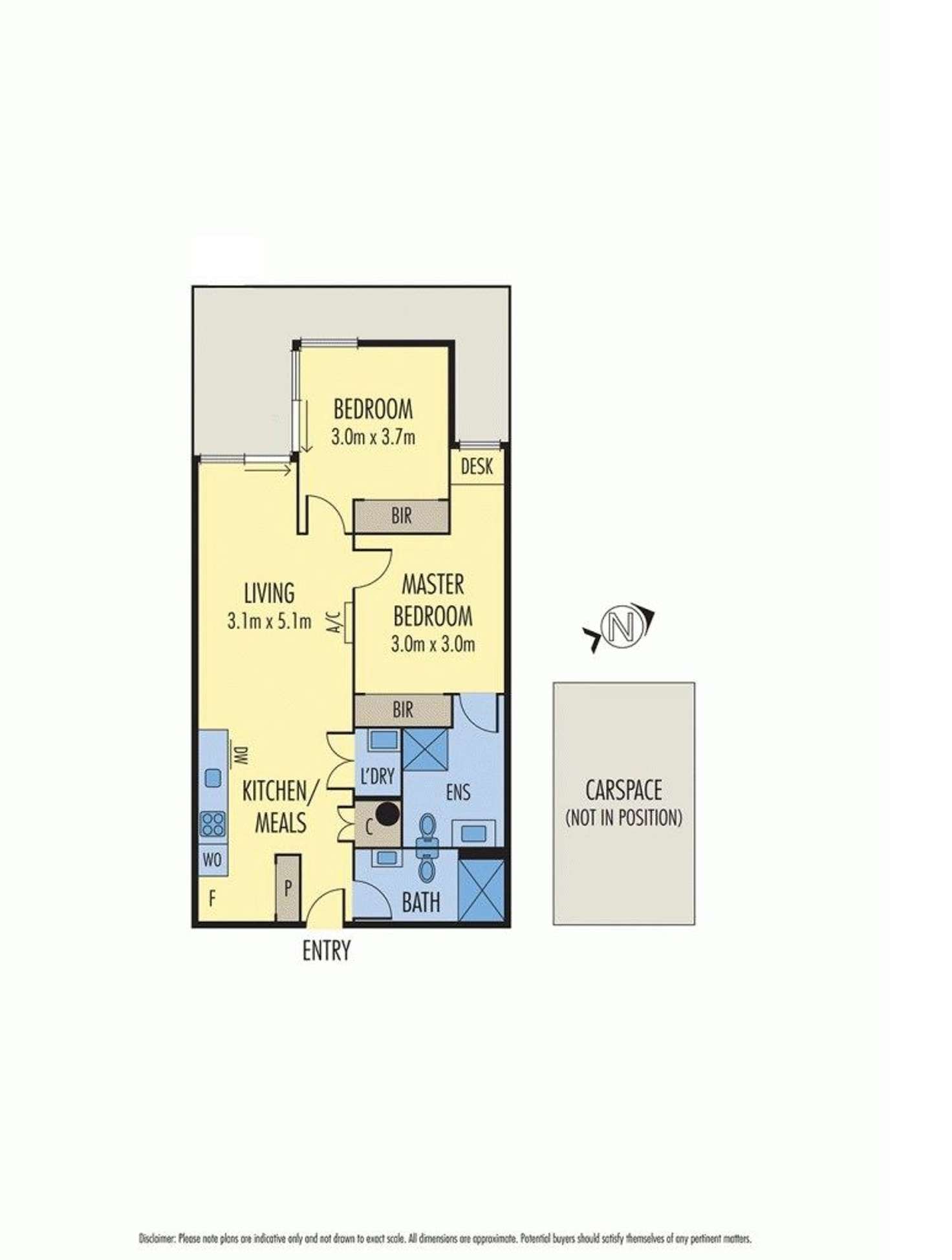 Floorplan of Homely apartment listing, 238/658-660 Blackburn Road, Notting Hill VIC 3168