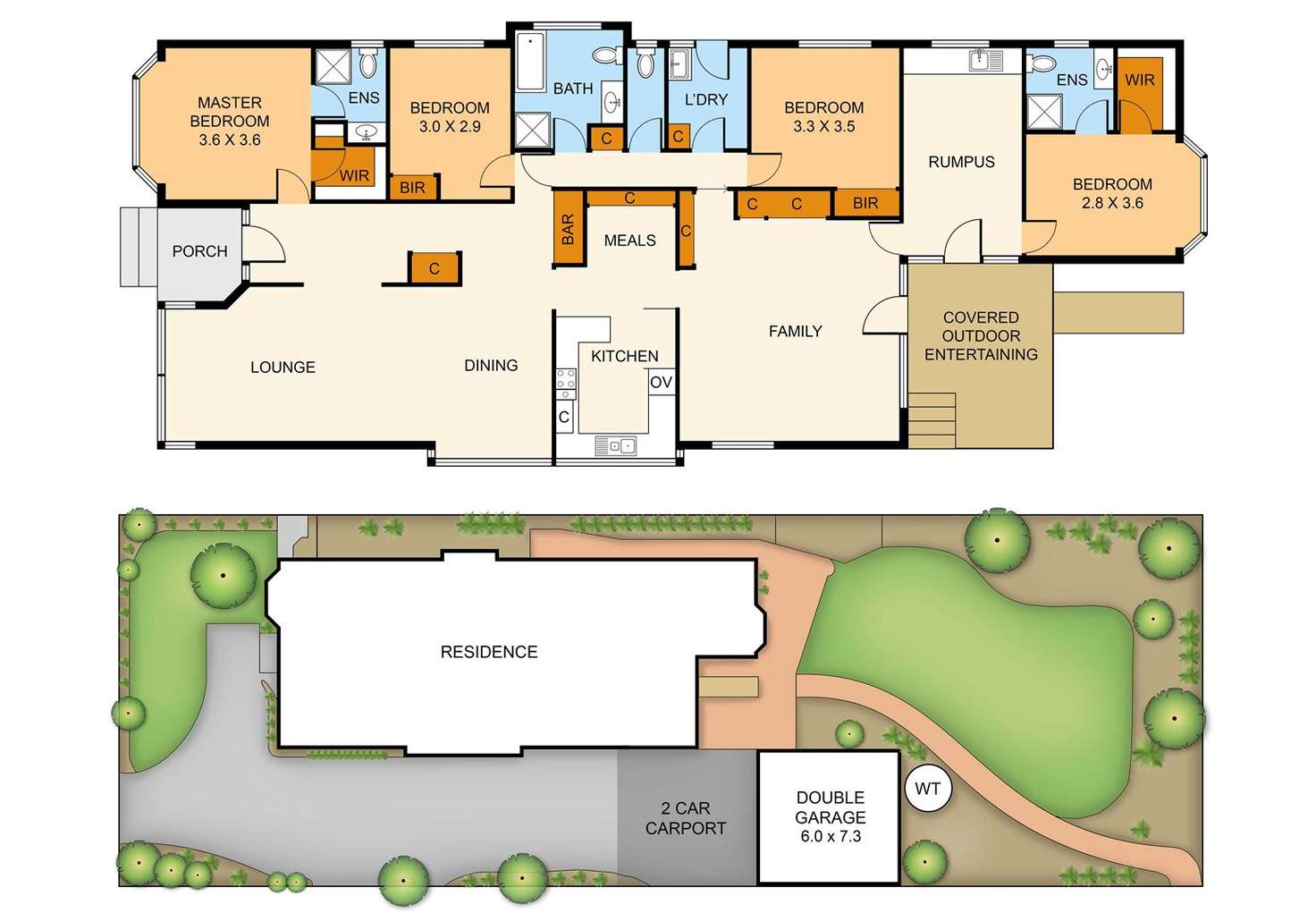 Floorplan of Homely house listing, 22 Devenish Road, Boronia VIC 3155