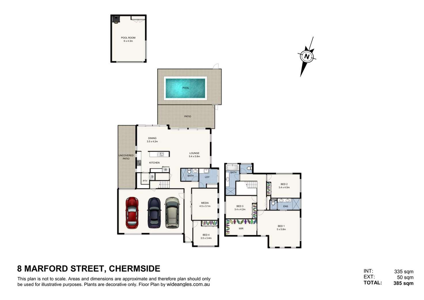 Floorplan of Homely house listing, 8 Marford Street, Chermside West QLD 4032