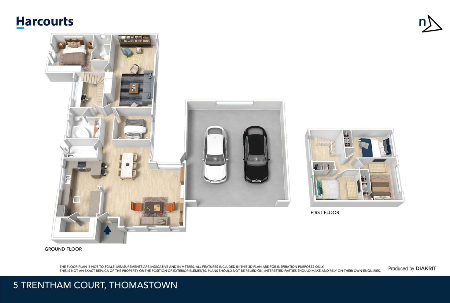 Floorplan of Homely house listing, 5 Trentham Court, Thomastown VIC 3074