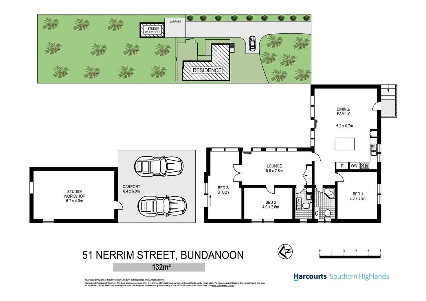 Floorplan of Homely house listing, 51 Nerrim Street, Bundanoon NSW 2578