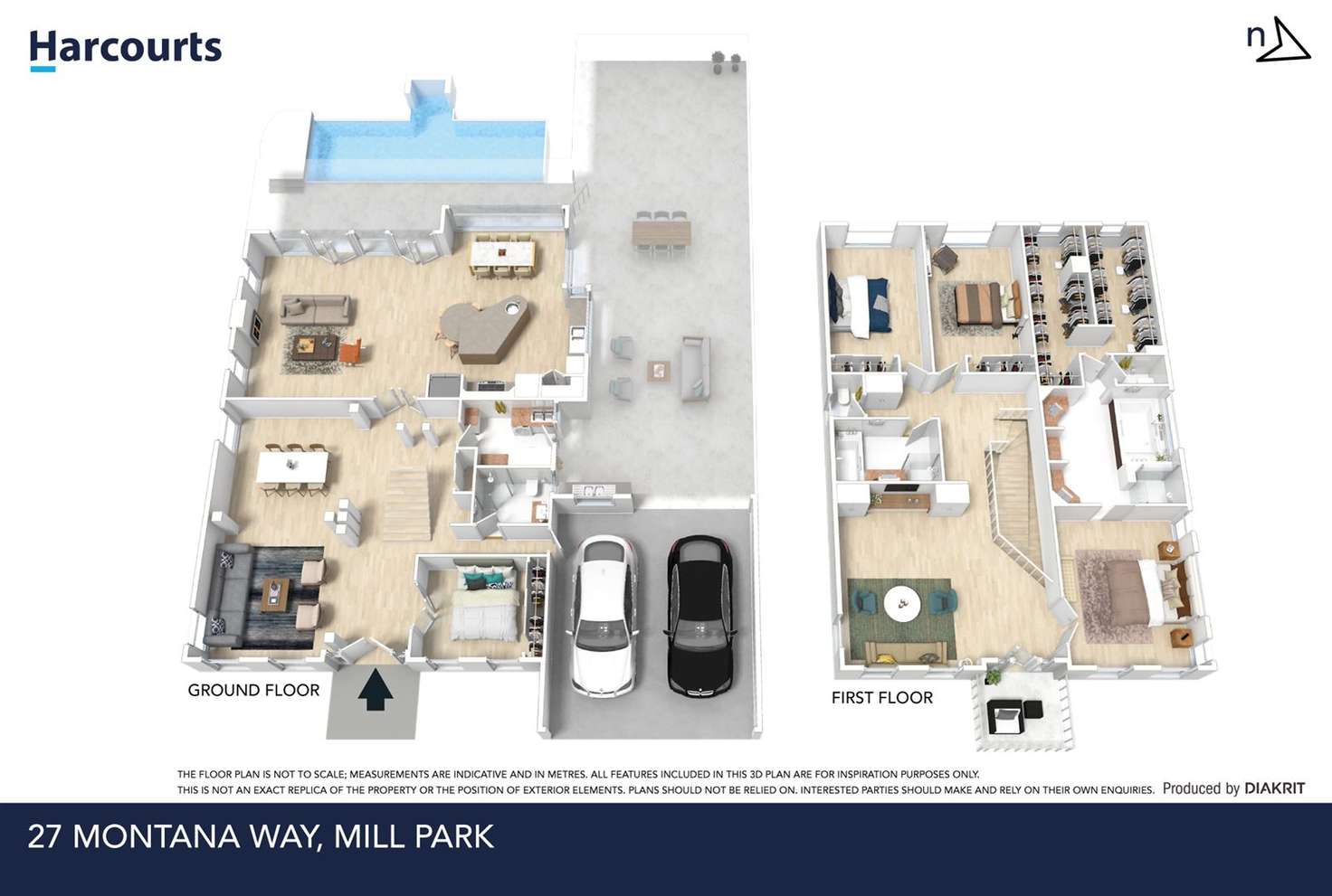 Floorplan of Homely house listing, 27 Montana Way, Mill Park VIC 3082