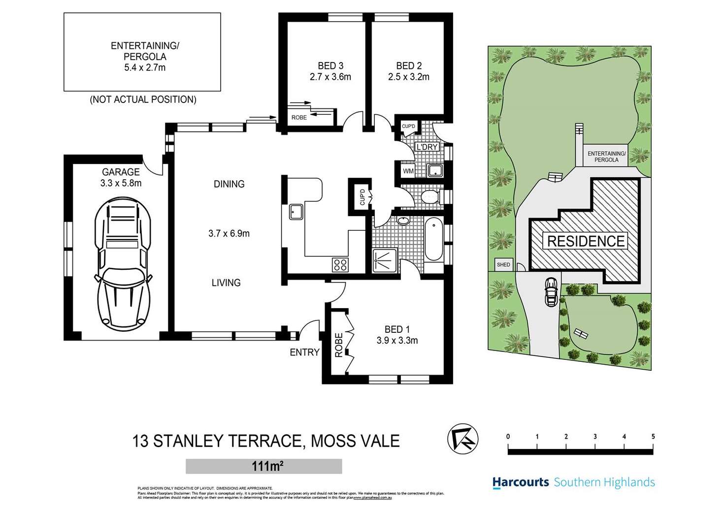 Floorplan of Homely house listing, 13 Stanley Terrace, Moss Vale NSW 2577