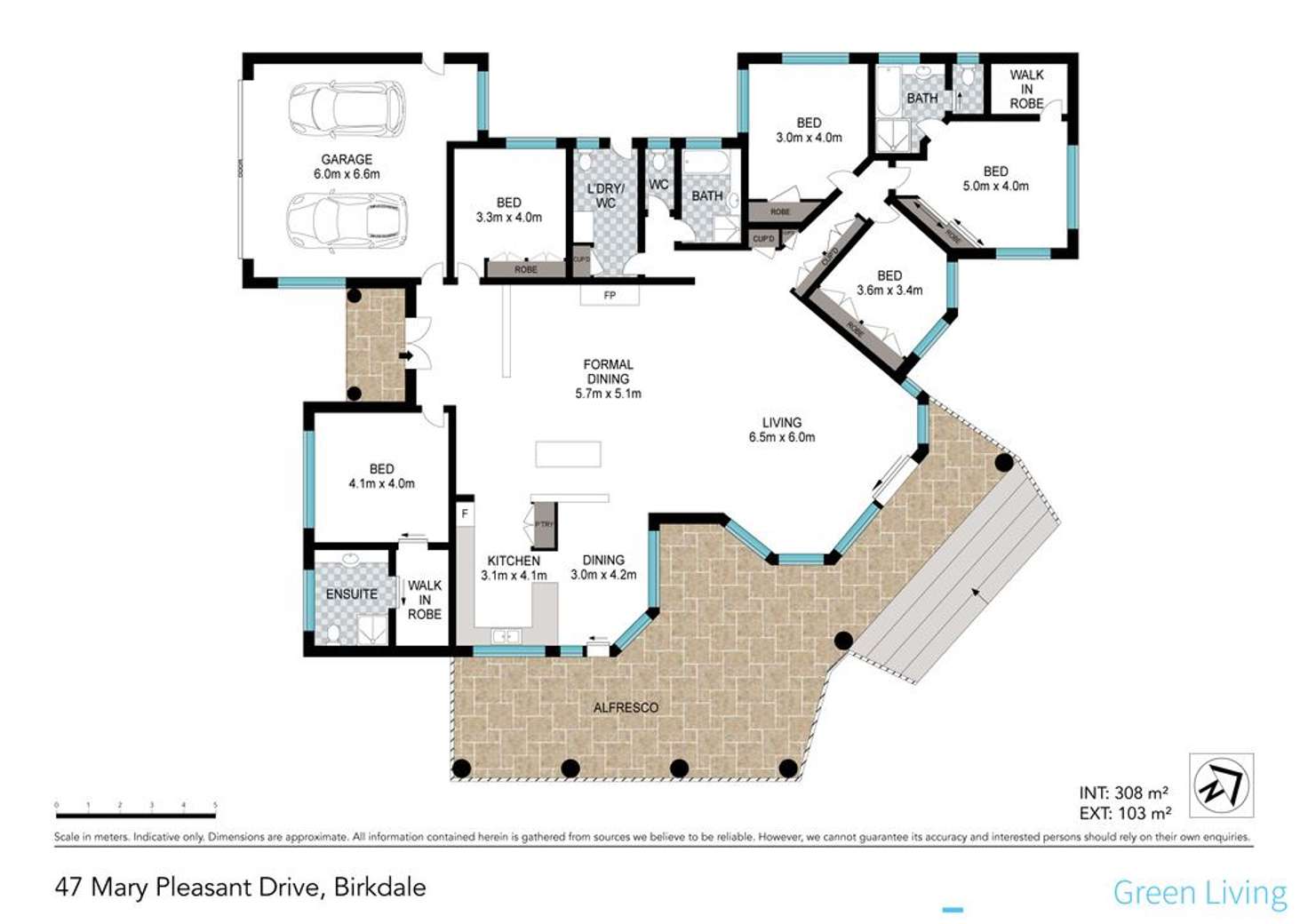 Floorplan of Homely house listing, 47 Mary Pleasant Drive, Birkdale QLD 4159