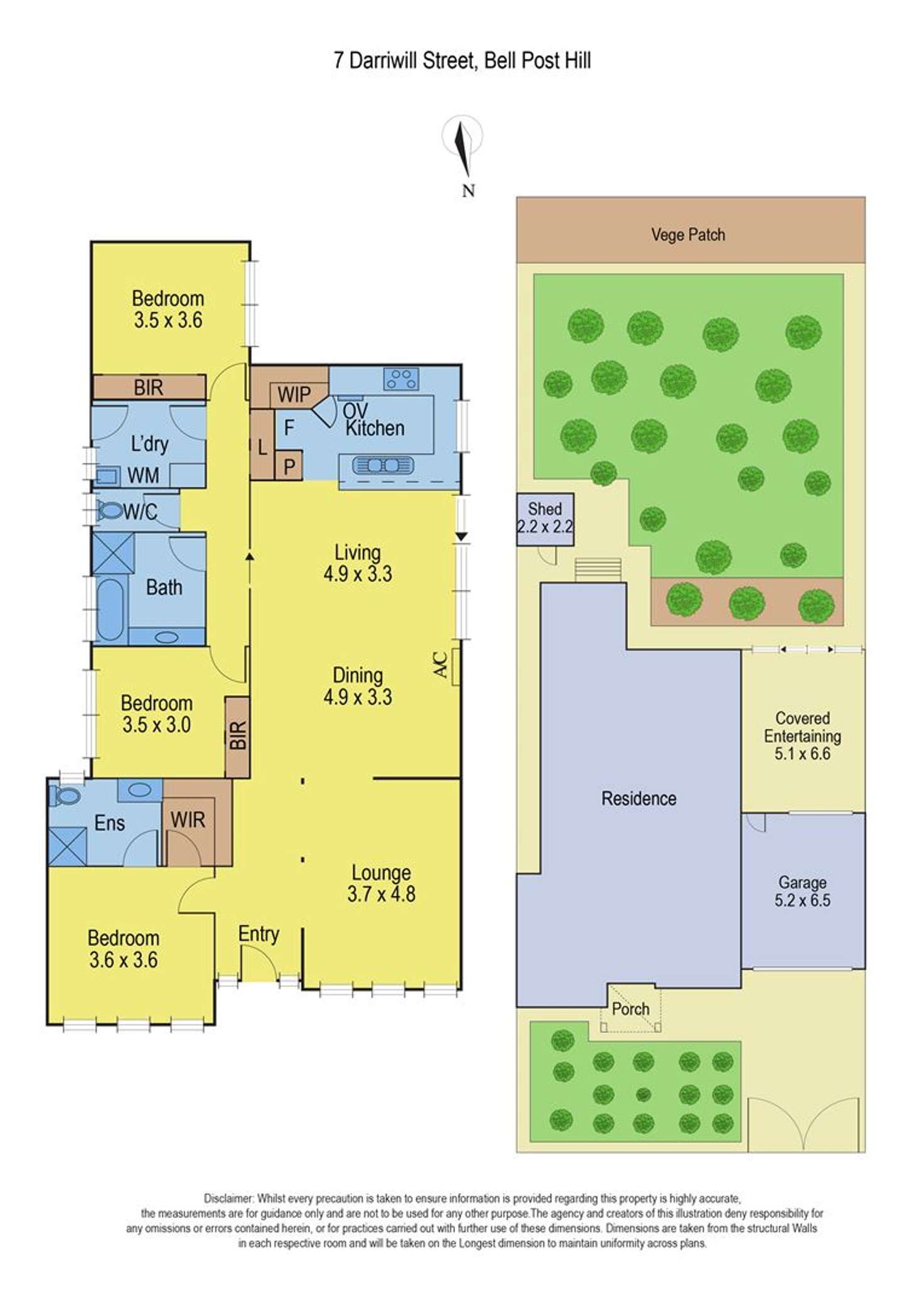 Floorplan of Homely house listing, 7 Darriwill Street, Bell Post Hill VIC 3215