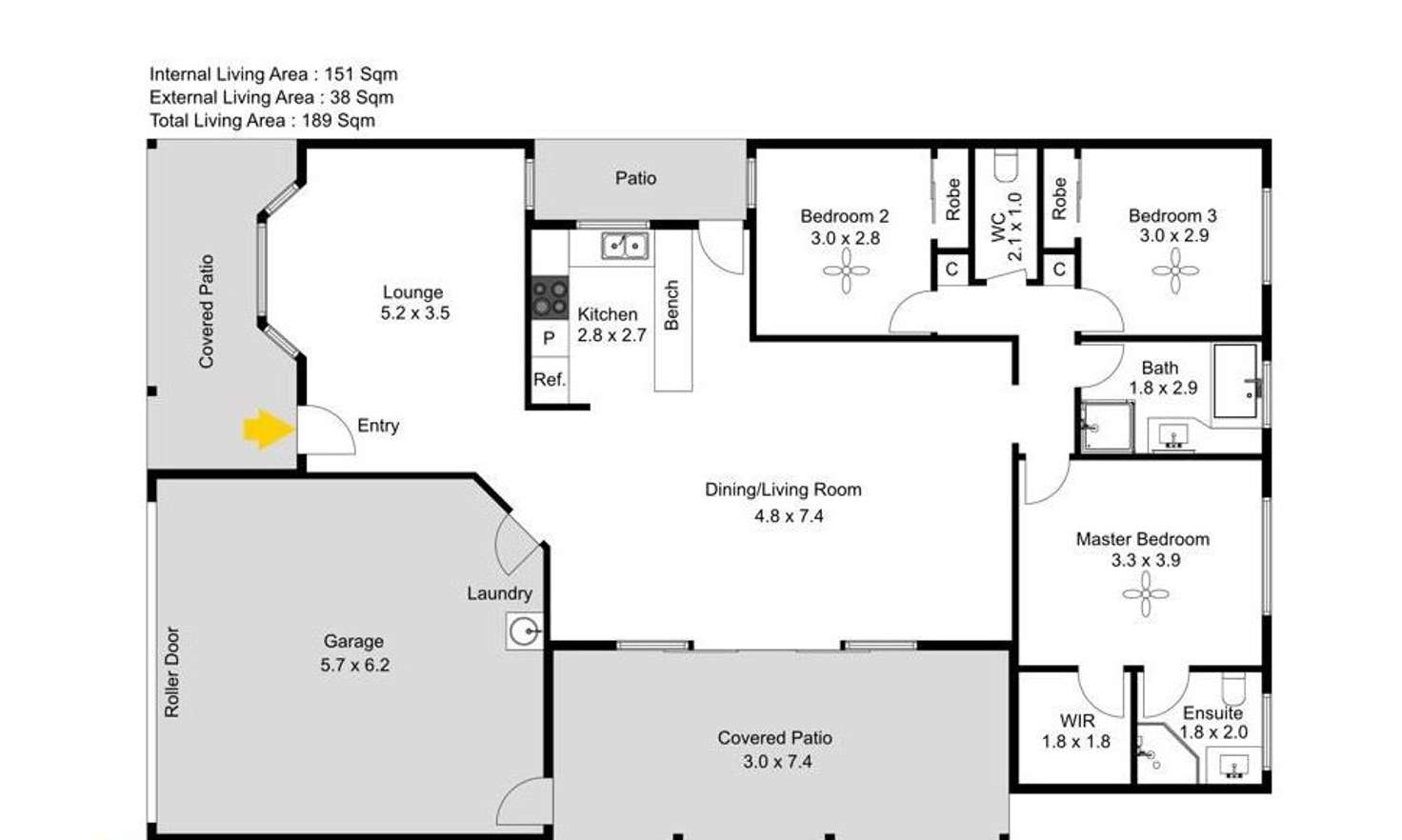 Floorplan of Homely house listing, 34 Silvester Street, North Lakes QLD 4509