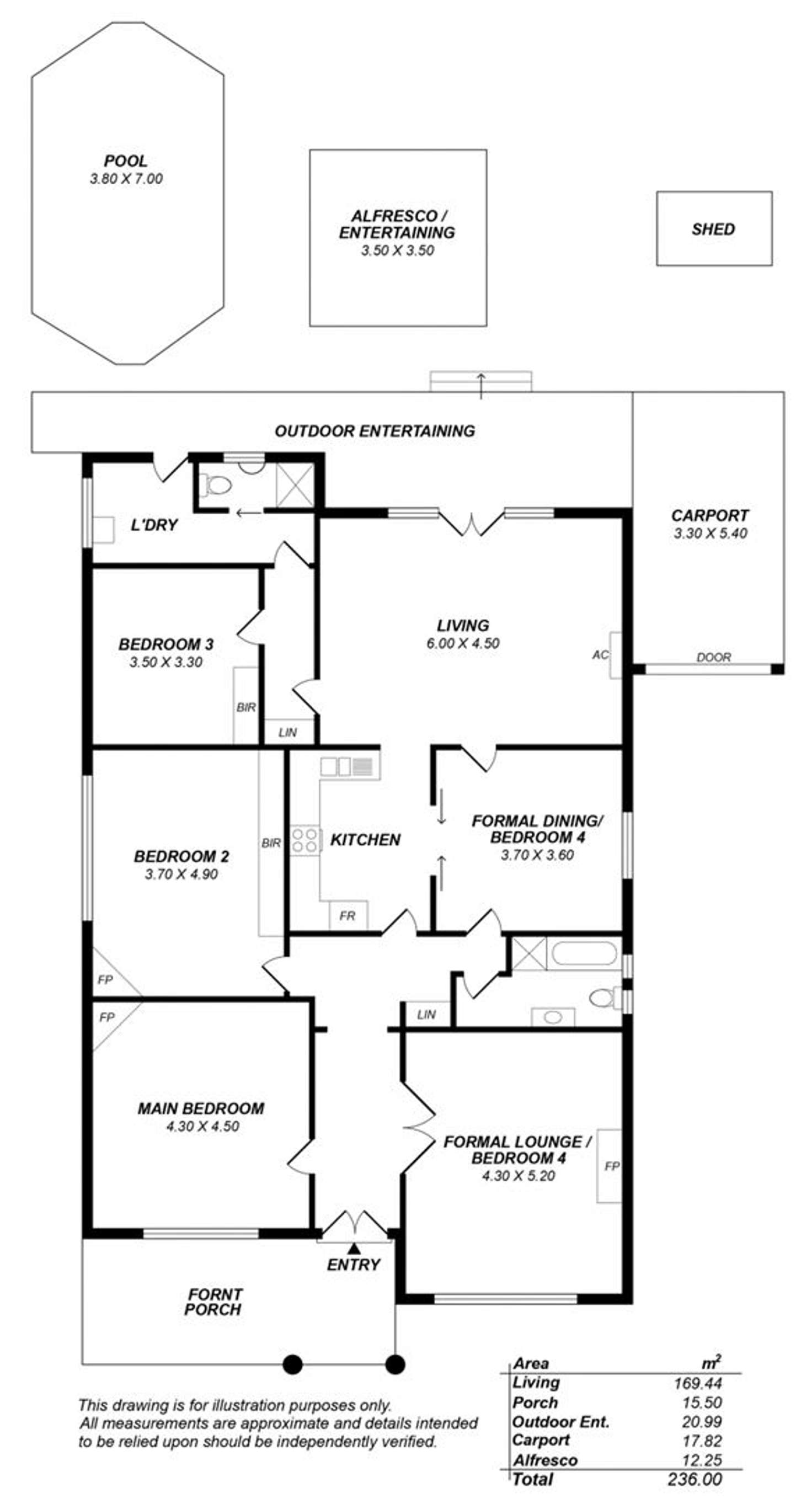 Floorplan of Homely house listing, 22 North Terrace, Highgate SA 5063