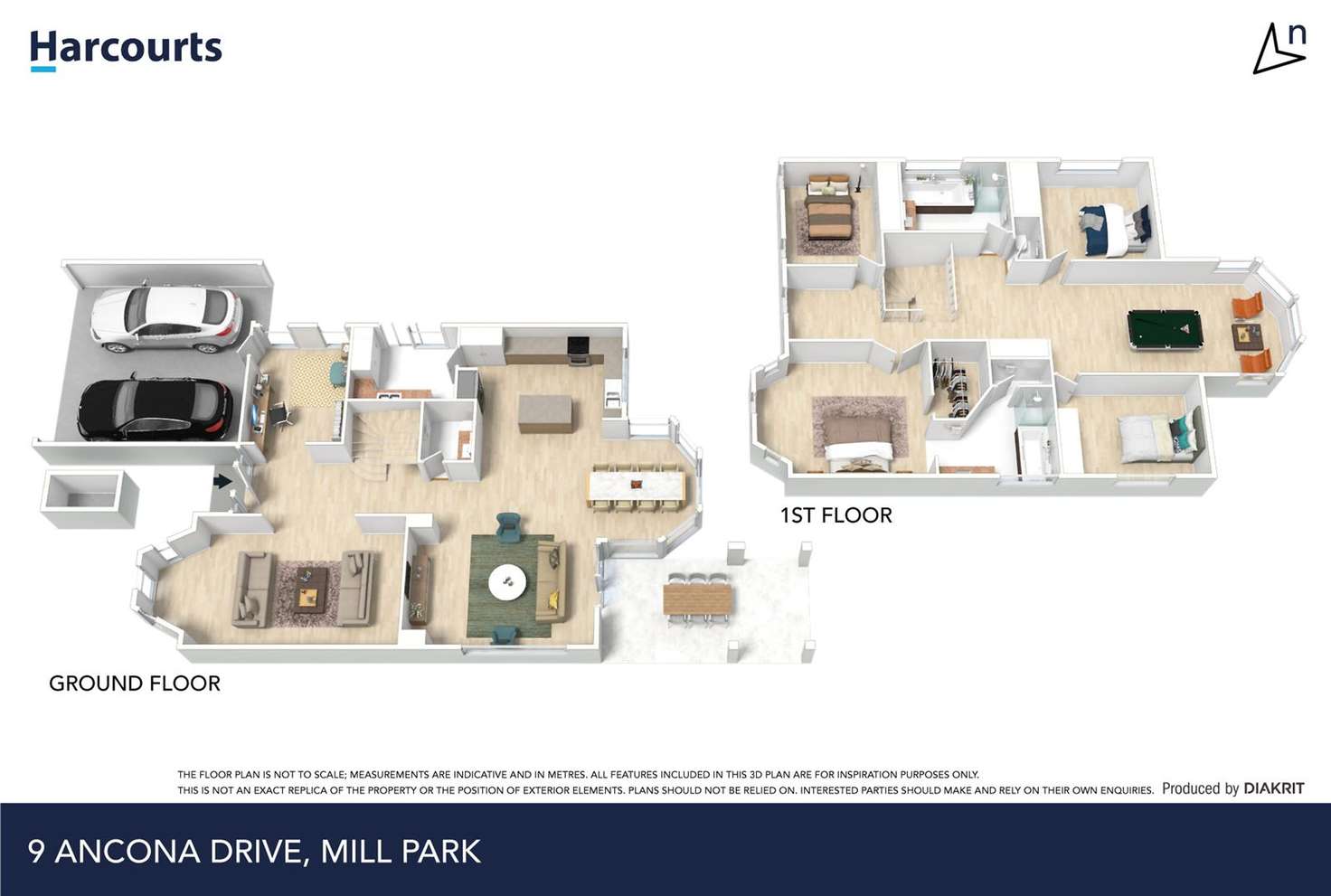 Floorplan of Homely house listing, 9 Ancona Drive, Mill Park VIC 3082
