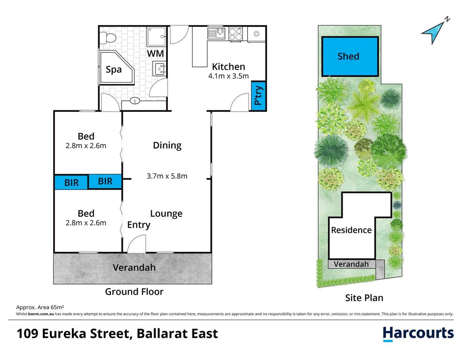 Floorplan of Homely house listing, 109 Eureka Street, Ballarat East VIC 3350