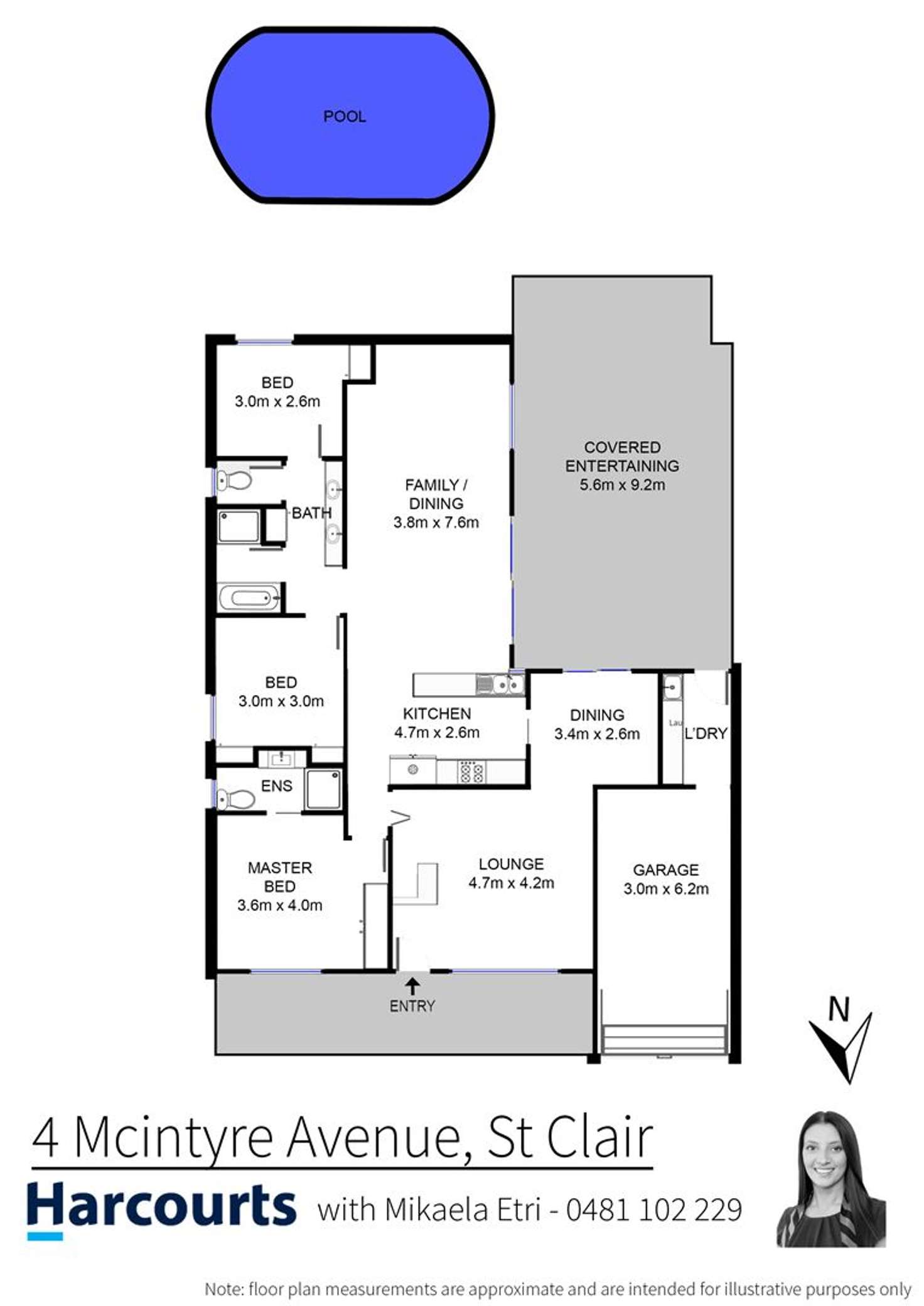 Floorplan of Homely house listing, 4 Mcintyre Avenue, St Clair NSW 2759