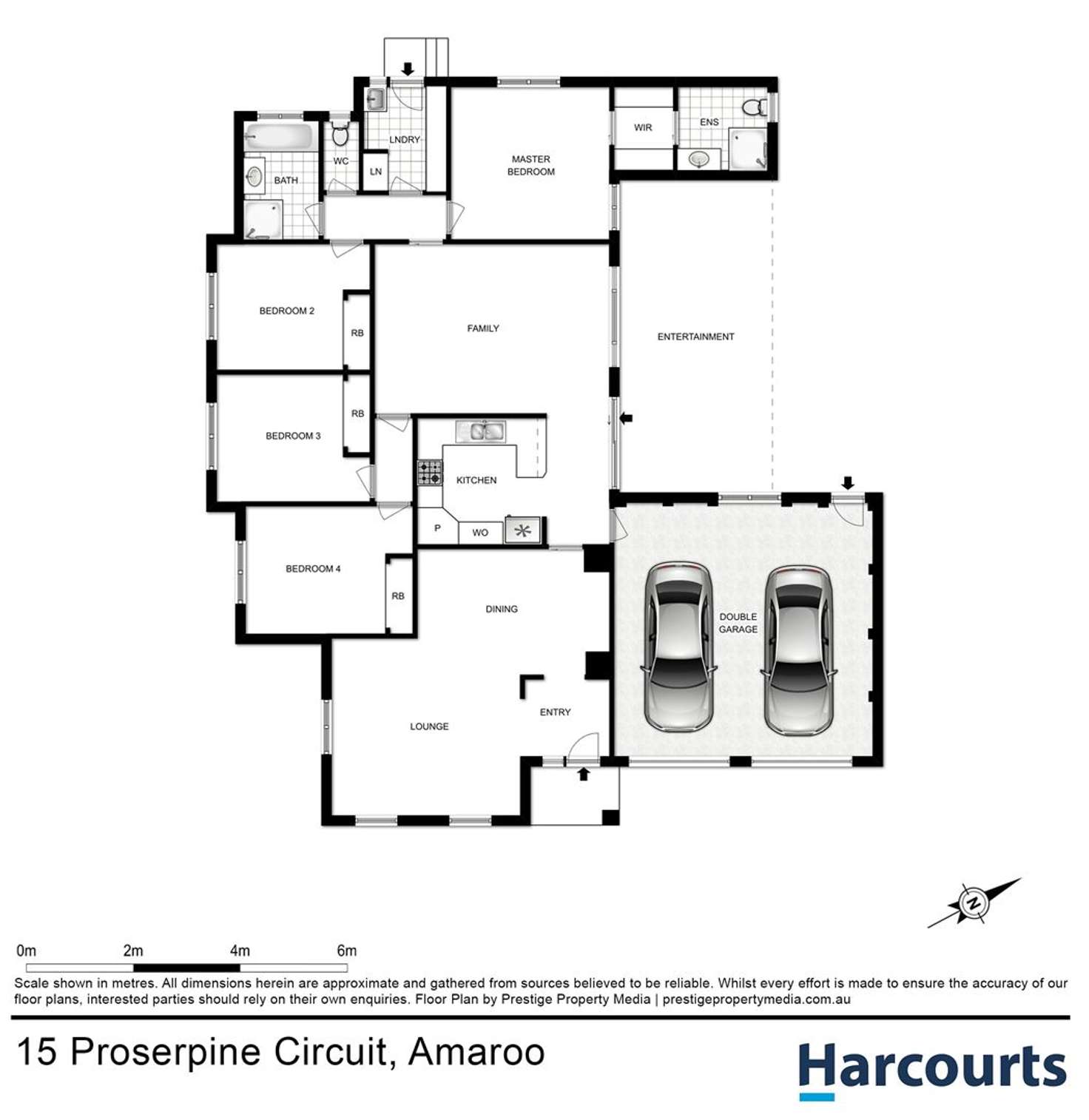 Floorplan of Homely house listing, 15 Proserpine Circuit, Amaroo ACT 2914