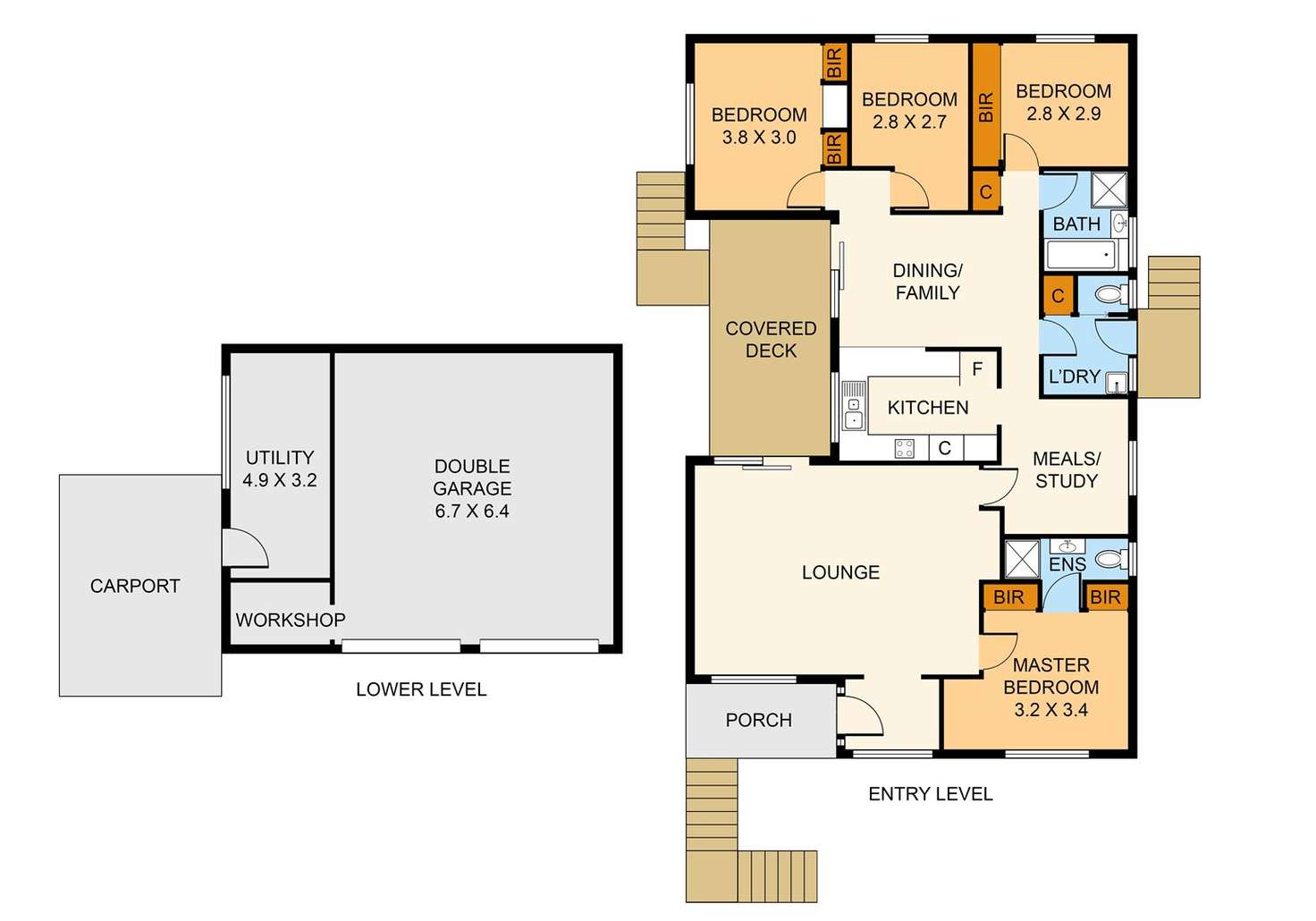 Floorplan of Homely house listing, 8 Leggett Drive, Mount Evelyn VIC 3796