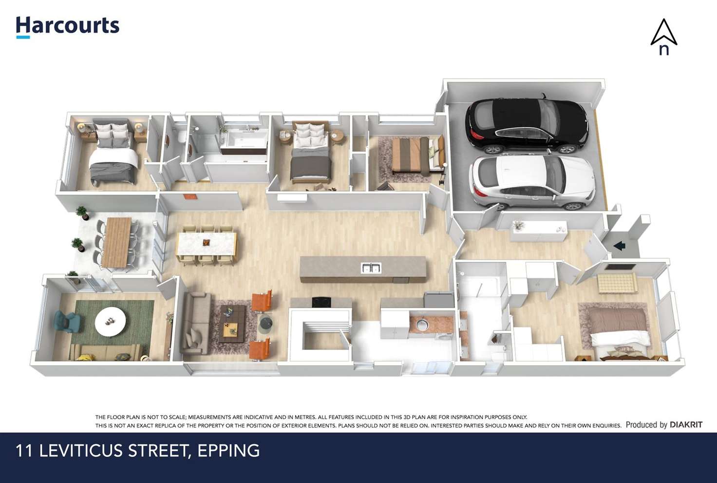 Floorplan of Homely house listing, 11 Leviticus Street, Epping VIC 3076
