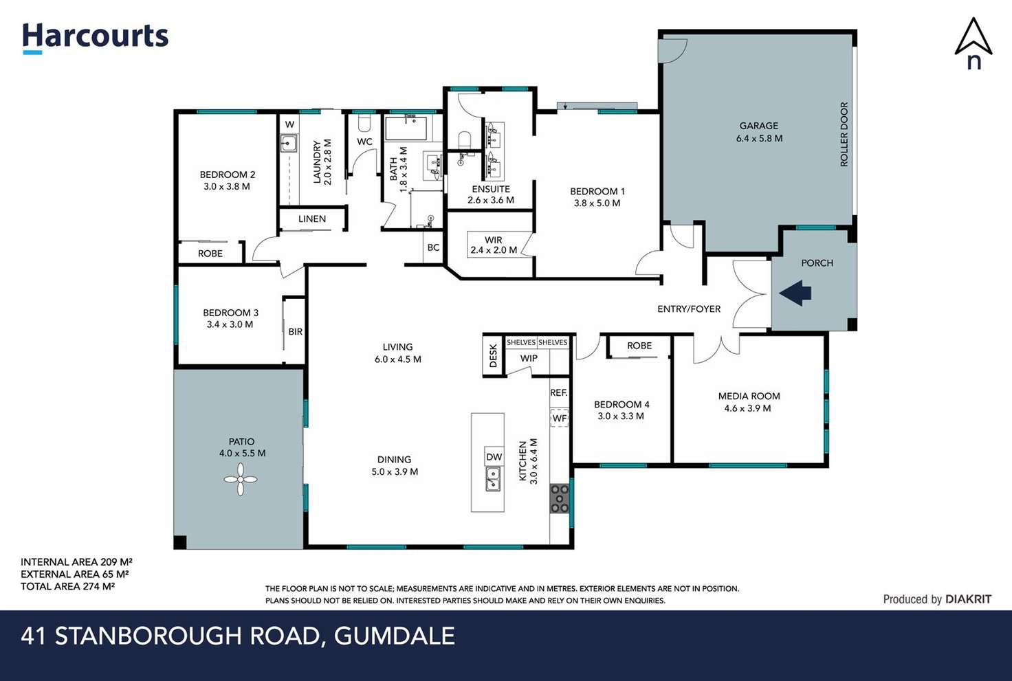 Floorplan of Homely house listing, 41 Stanbrough Road, Gumdale QLD 4154
