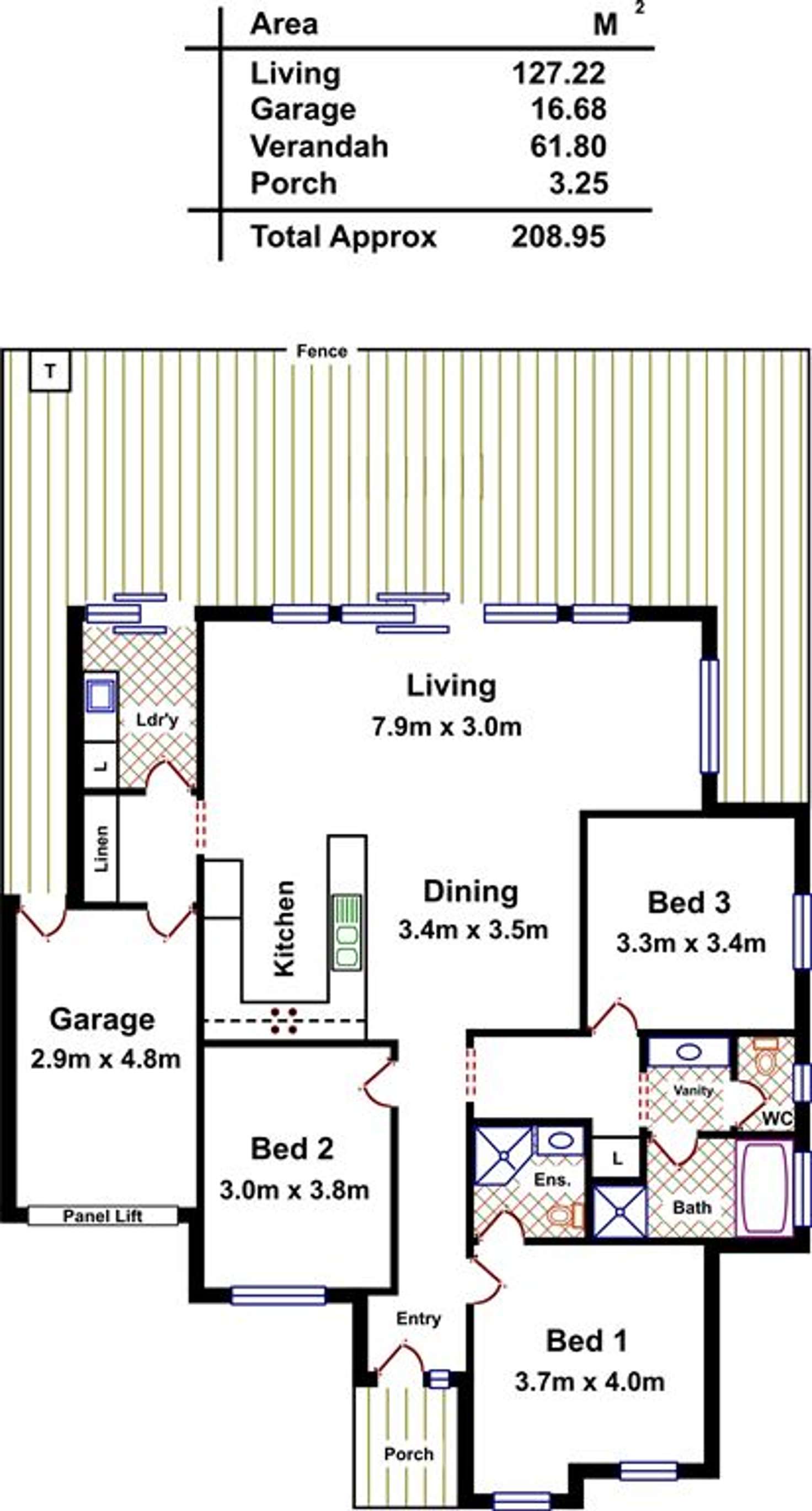 Floorplan of Homely house listing, 4/82A Wilpena Terrace, Kilkenny SA 5009