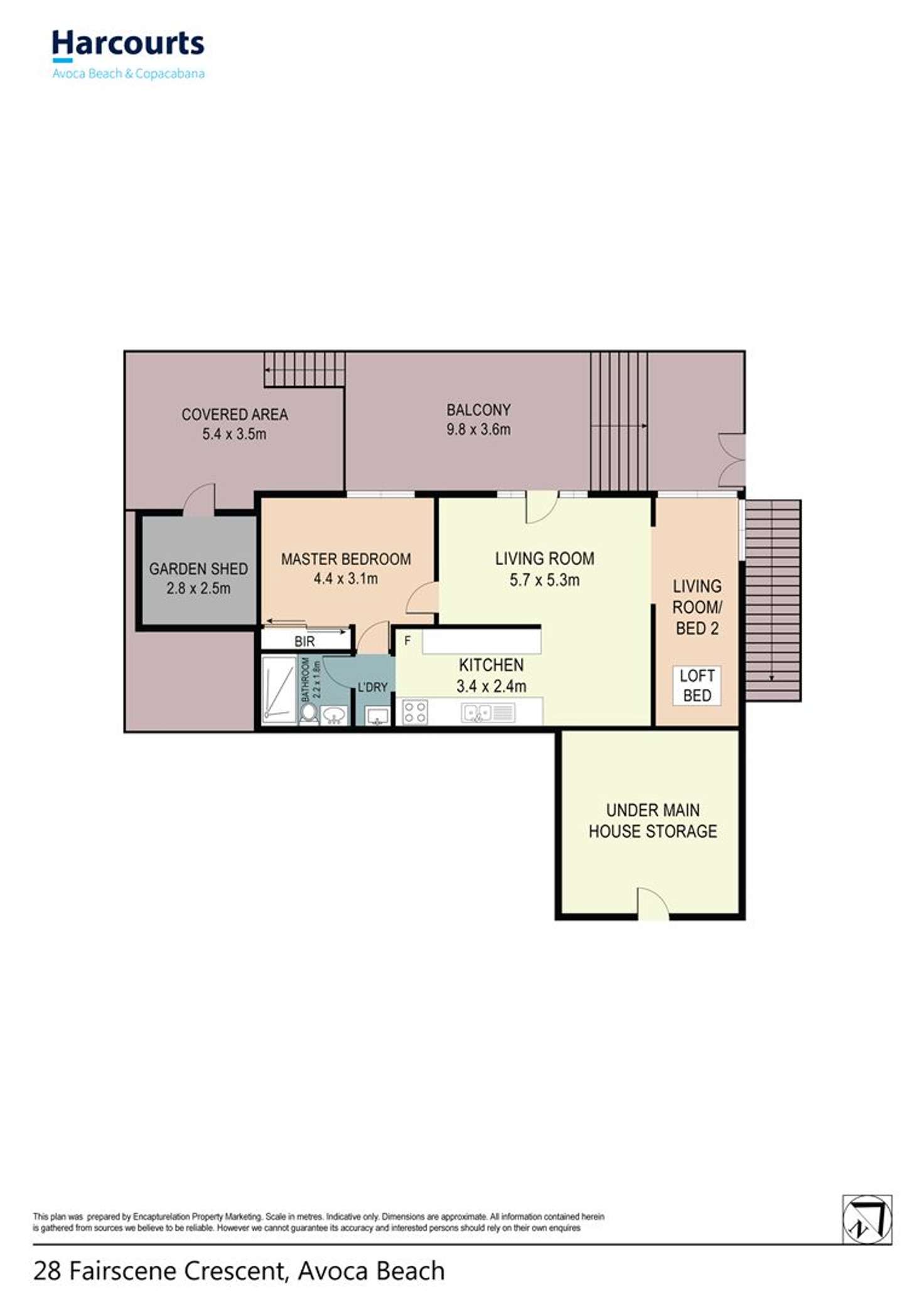 Floorplan of Homely house listing, 28a Fairscene Crescent, Avoca Beach NSW 2251