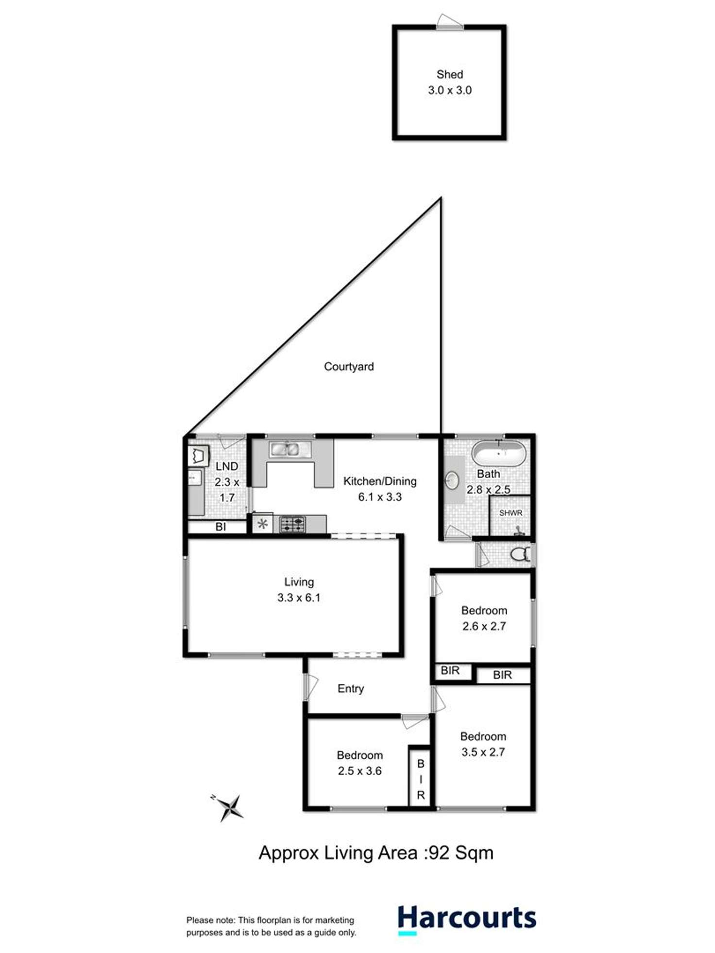 Floorplan of Homely house listing, 25 Battersby Drive, Claremont TAS 7011