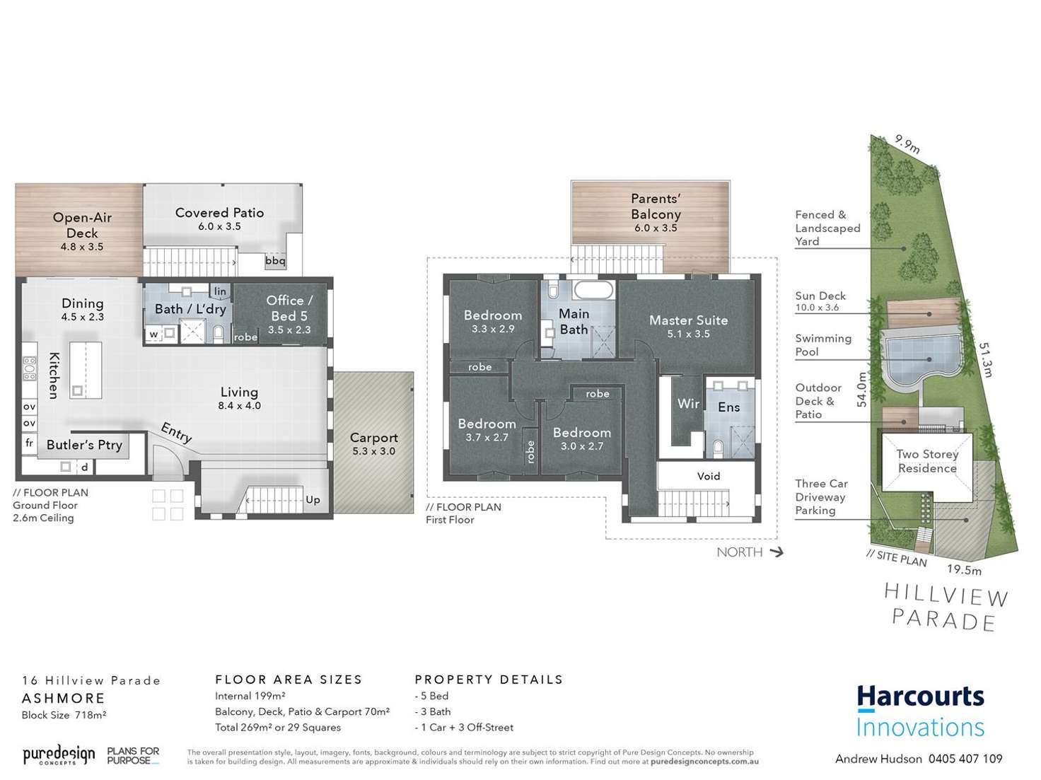 Floorplan of Homely house listing, 16 Hillview Parade, Ashmore QLD 4214