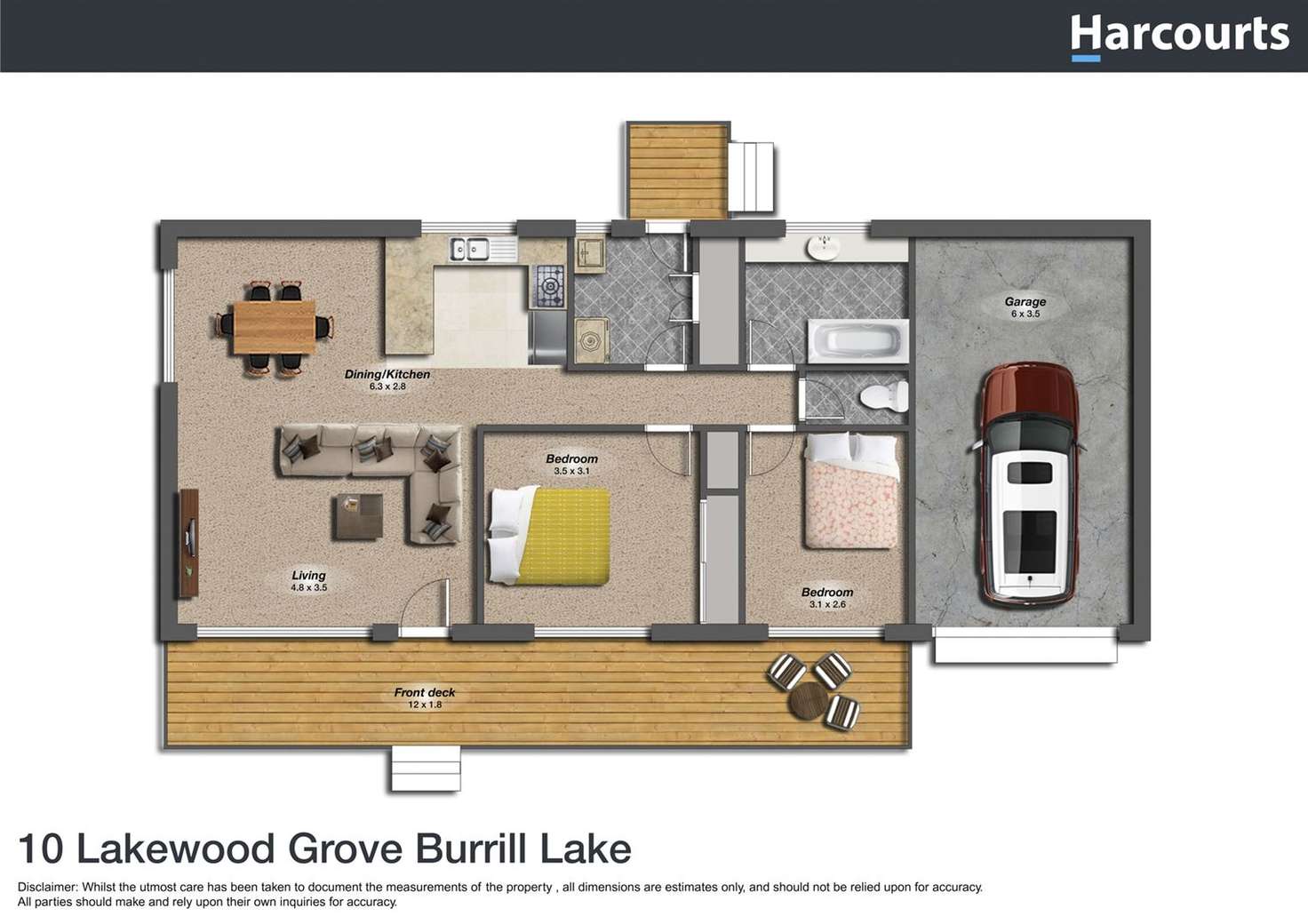 Floorplan of Homely house listing, 10 Lakewood Grove, Burrill Lake NSW 2539