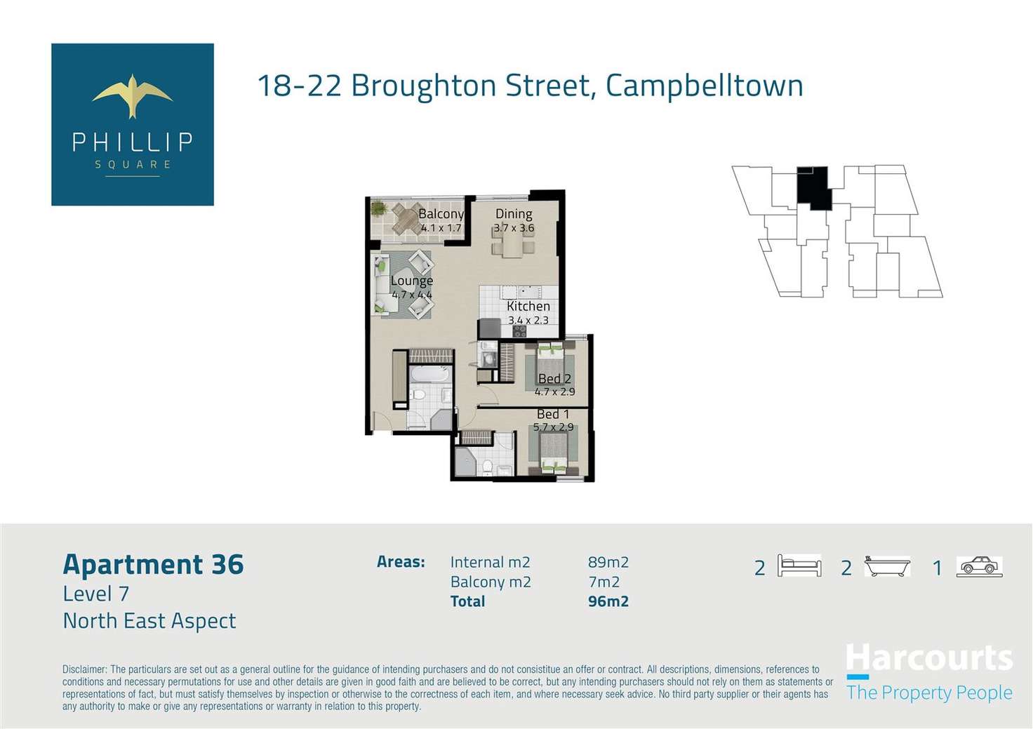 Floorplan of Homely apartment listing, 36/18-22 Broughton Street, Campbelltown NSW 2560