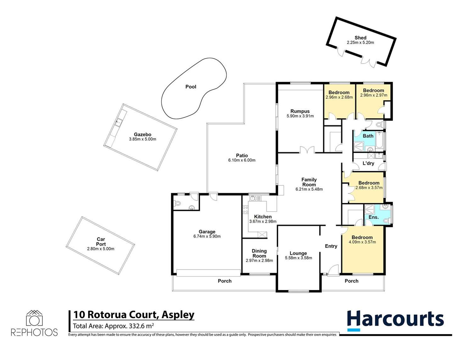 Floorplan of Homely house listing, 10 Rotorua Court, Aspley QLD 4034