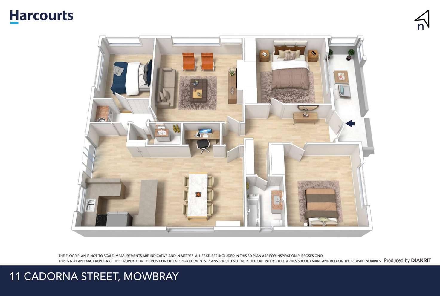 Floorplan of Homely house listing, 11 Cadorna Street, Mowbray TAS 7248