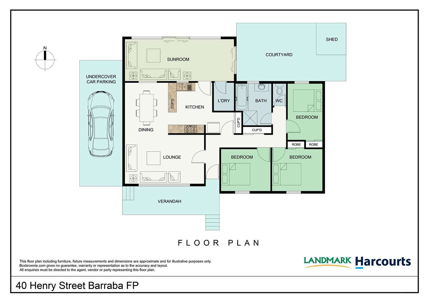 Floorplan of Homely house listing, 40 Henry Street, Barraba NSW 2347