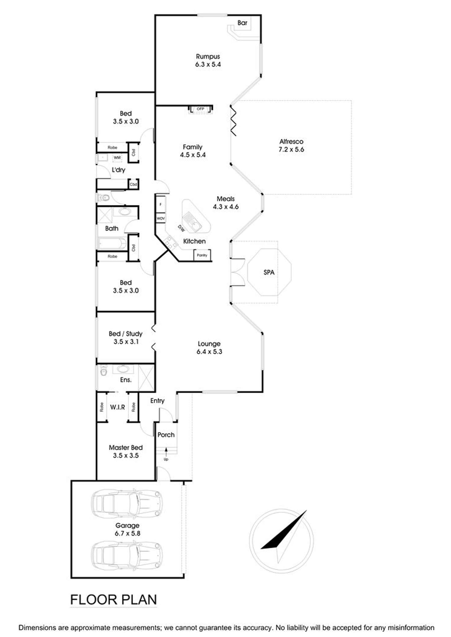 Floorplan of Homely house listing, 94 Amersham Drive, Wantirna VIC 3152