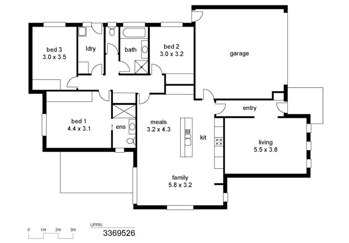 Floorplan of Homely house listing, (D.H.A) Defence Housing Australia, Andrews Farm SA 5114