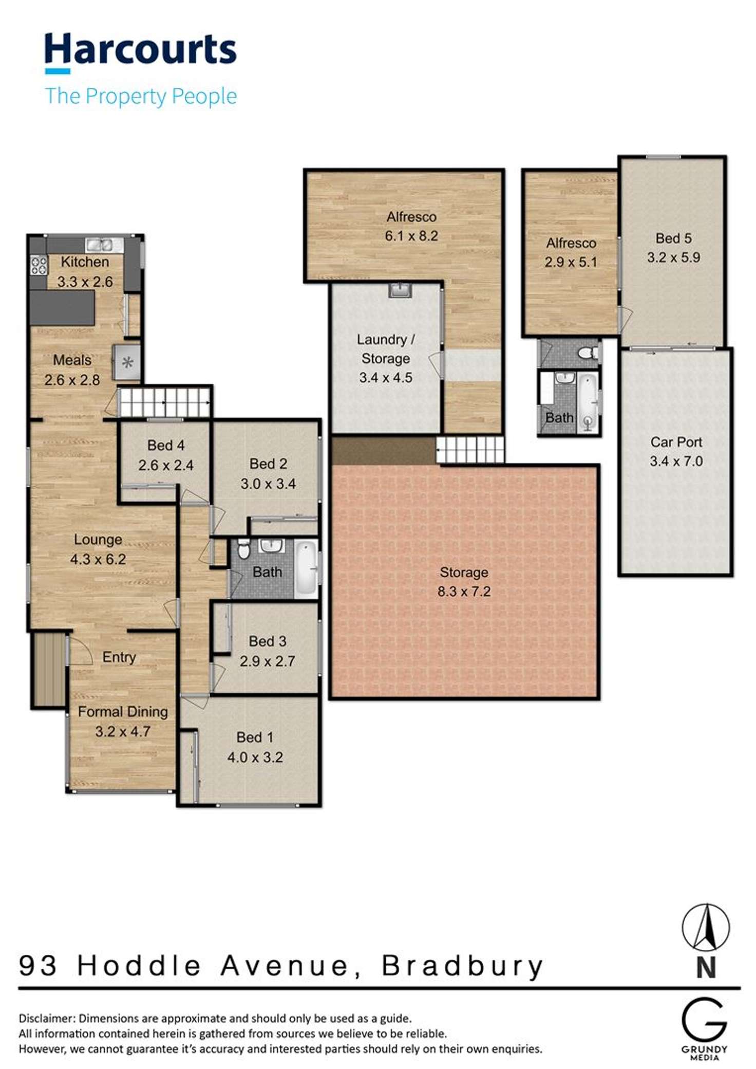 Floorplan of Homely house listing, 93 Hoddle Avenue, Bradbury NSW 2560