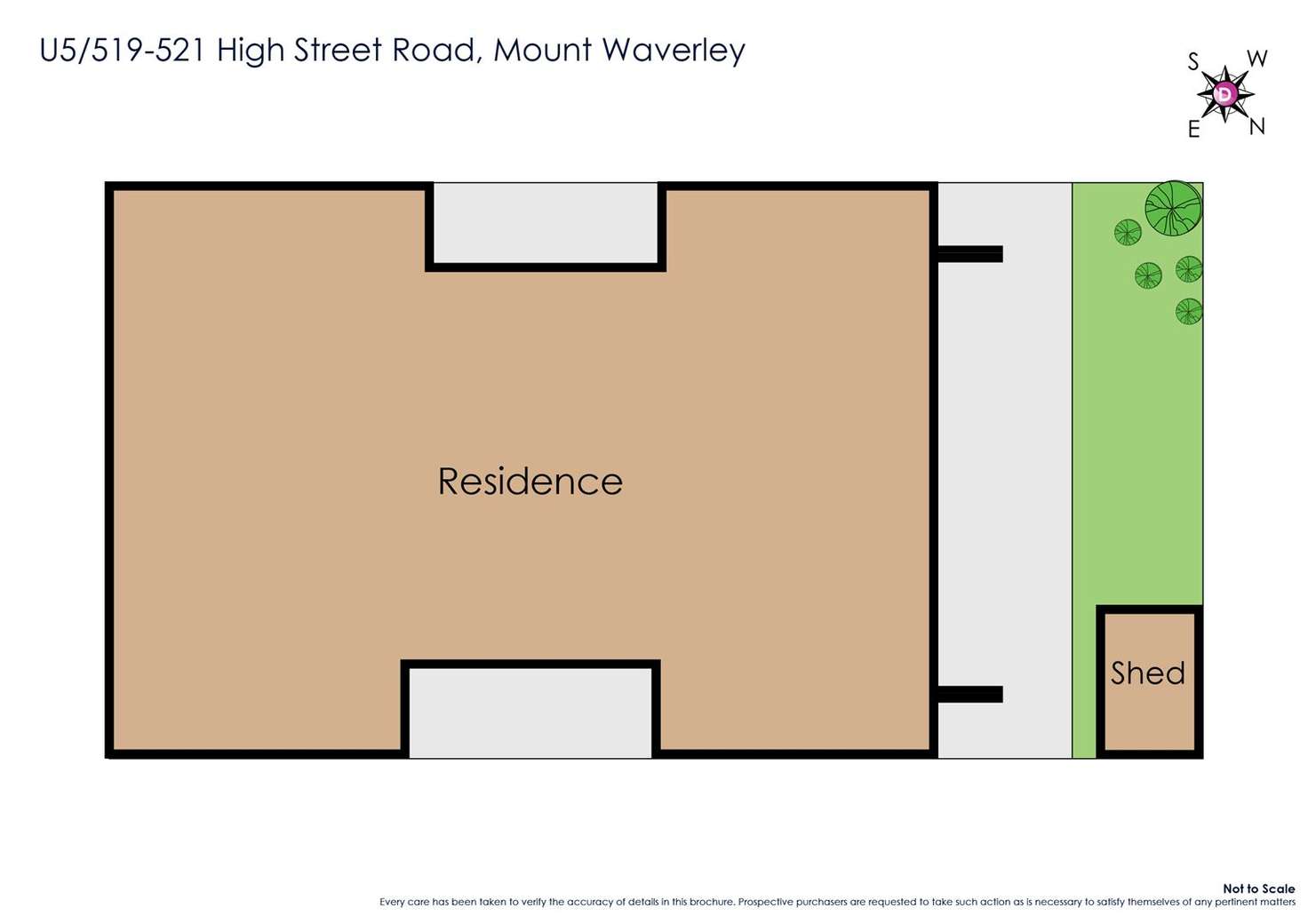 Floorplan of Homely apartment listing, 5/519-521 High Street Road, Mount Waverley VIC 3149