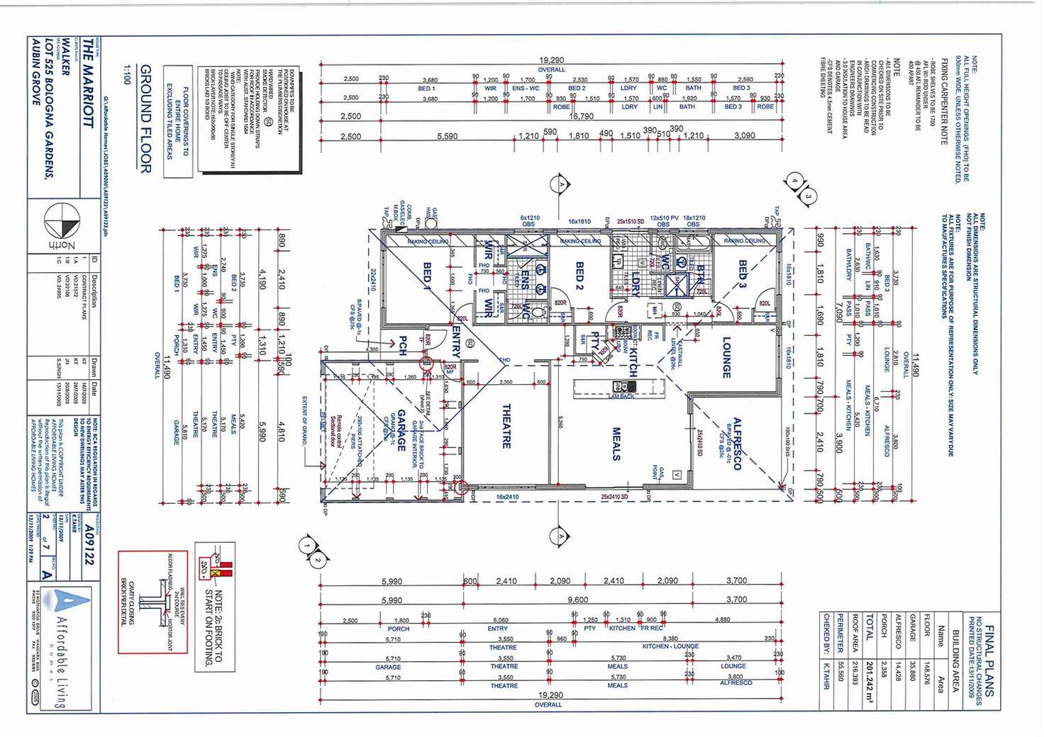 Floorplan of Homely house listing, 47 Bologna Gardens, Aubin Grove WA 6164