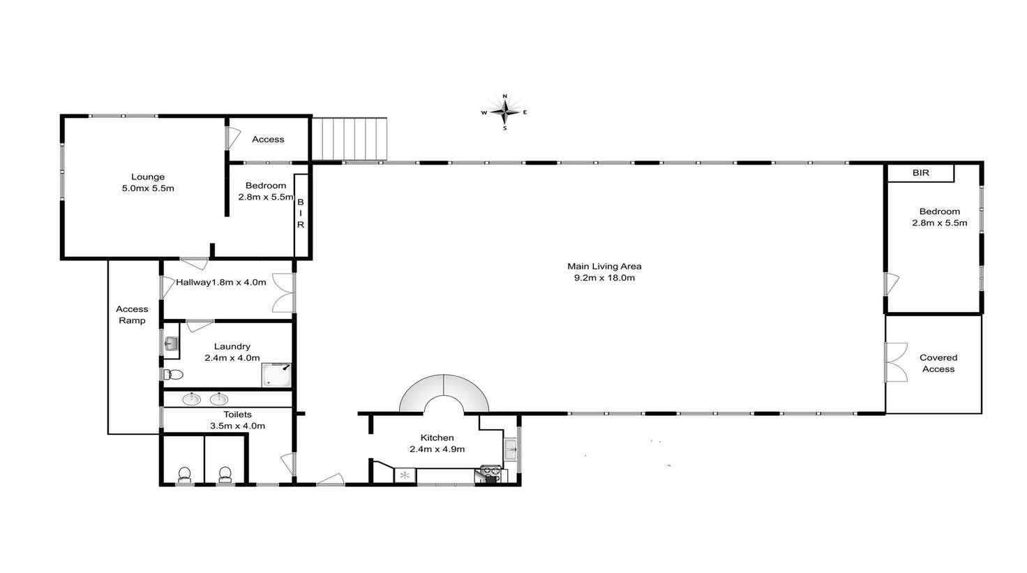 Floorplan of Homely house listing, 125 Flinders Street, Beauty Point TAS 7270