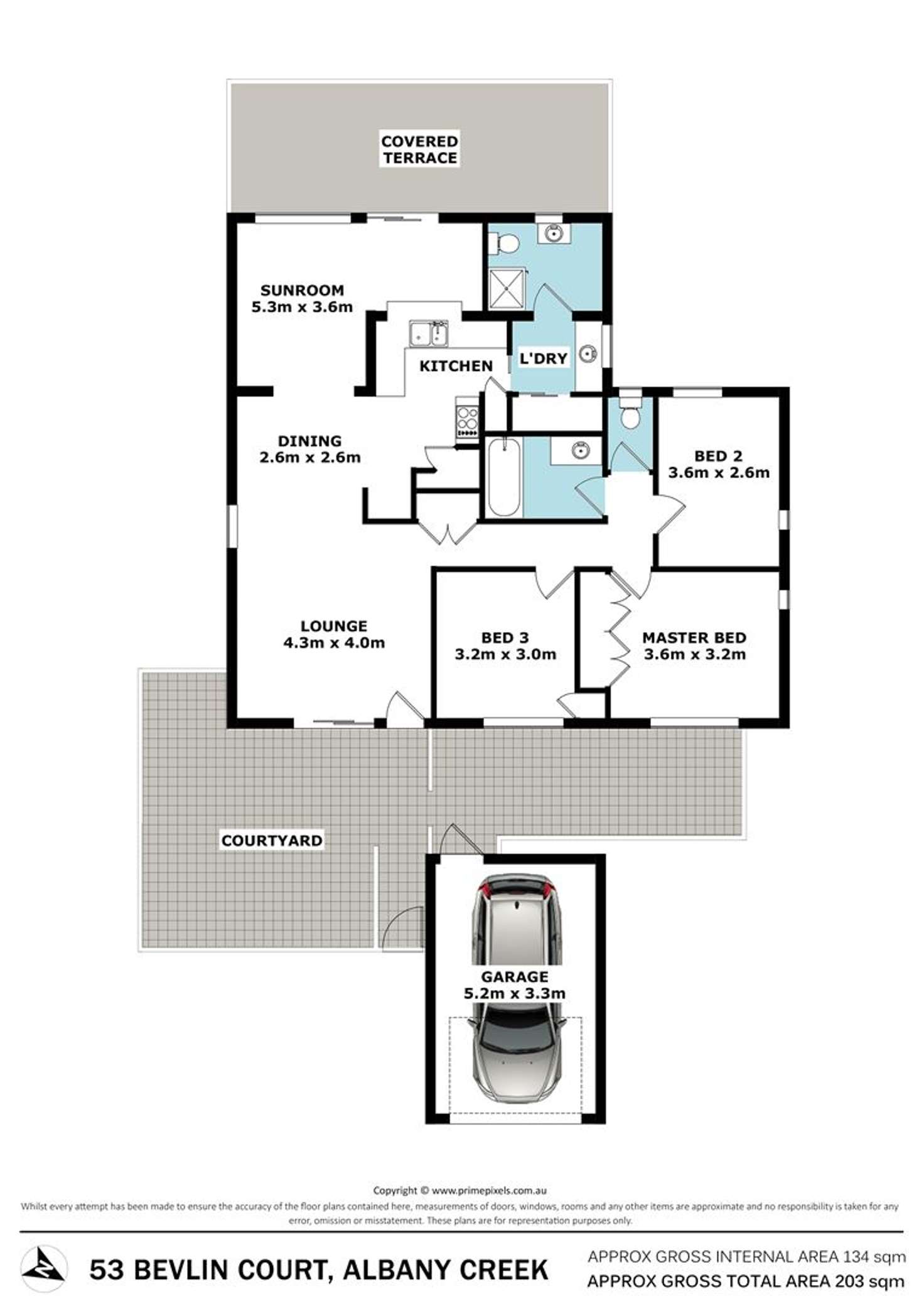 Floorplan of Homely house listing, 53 Bevlin Court, Albany Creek QLD 4035
