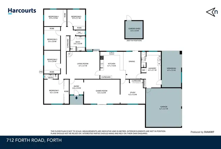 Floorplan of Homely house listing, 712 Forth Road, Forth TAS 7310