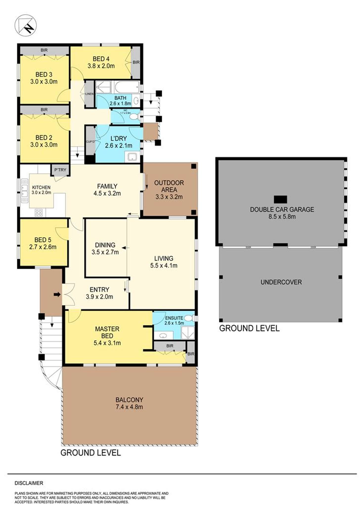 Floorplan of Homely house listing, 8 Scenic Crescent, Black Hill VIC 3350